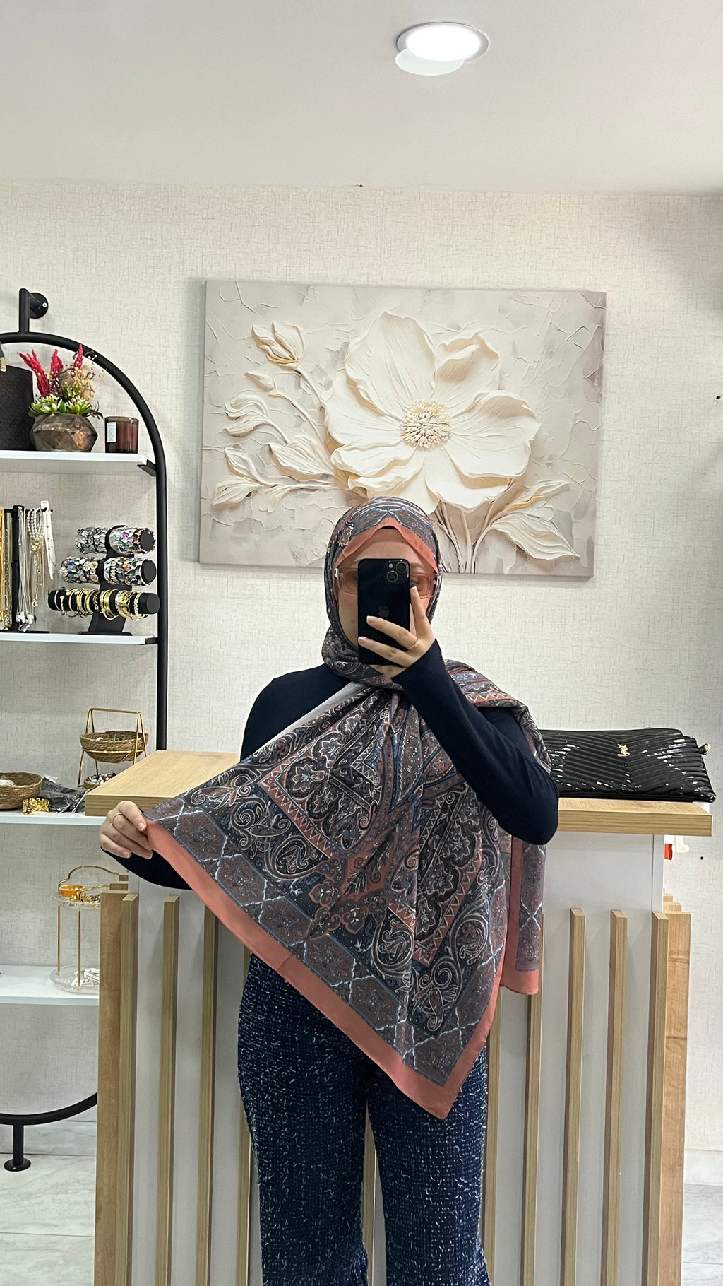 Etro Desen Soft Şal Taba