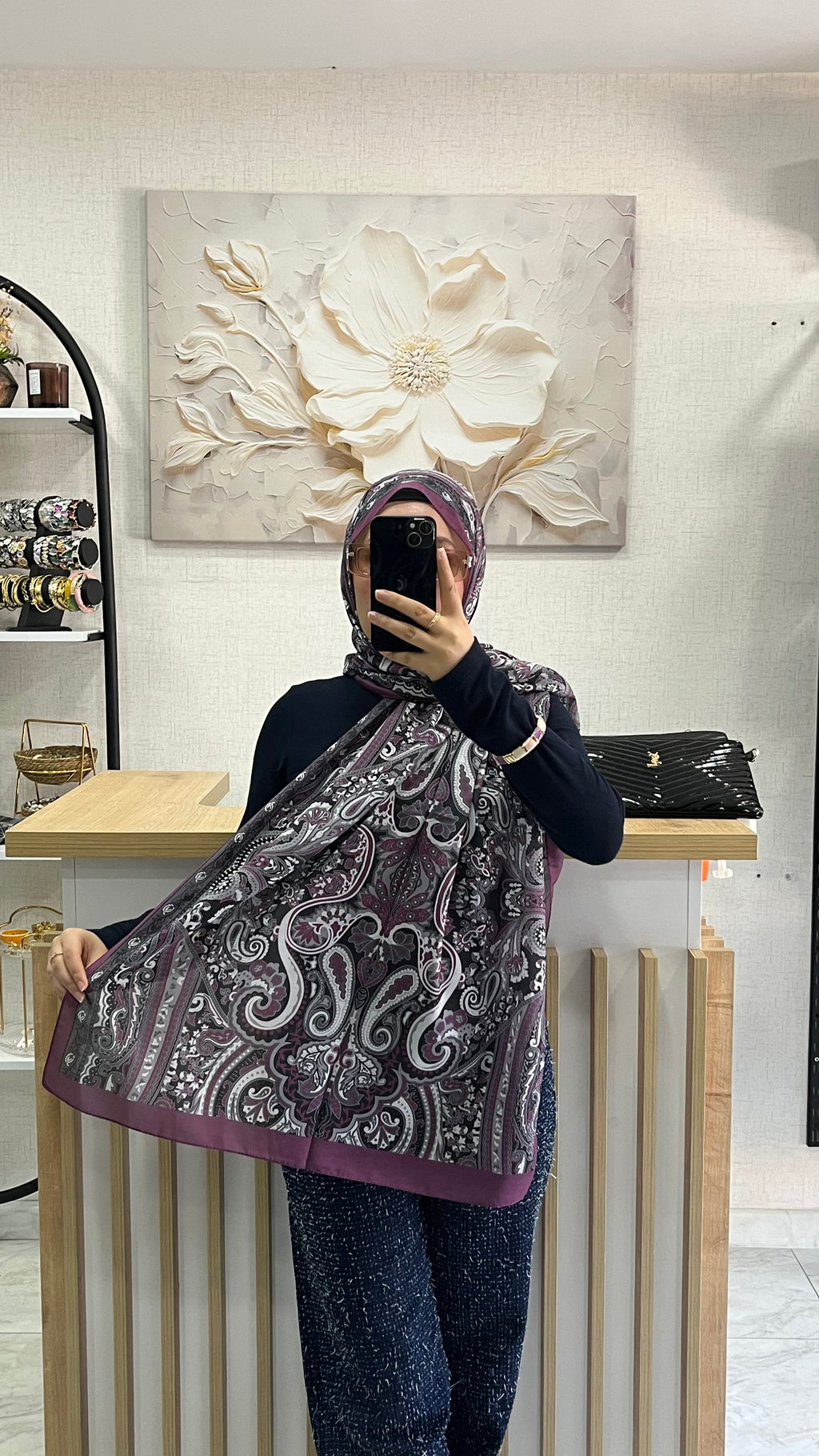 Etro Desen Soft Şal Fuşya
