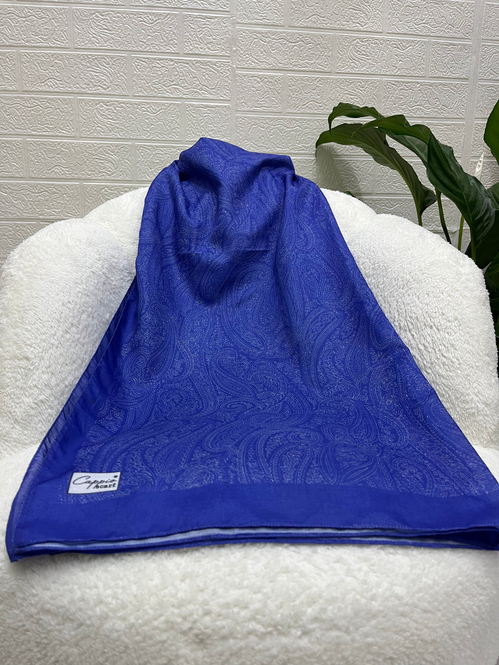 Etro Desen Soft Şal Saks