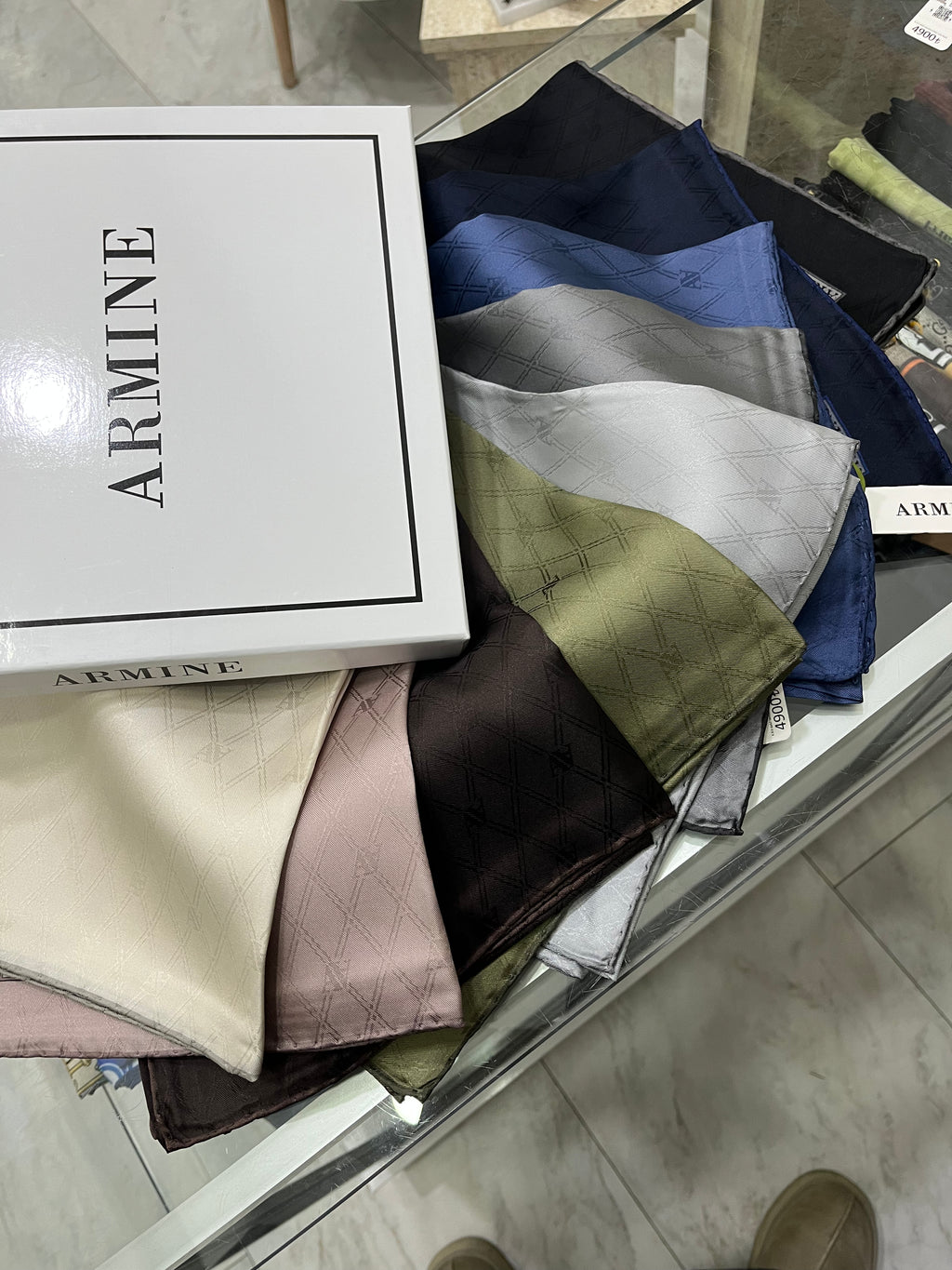 Armine Jakar Twill İpek Gri