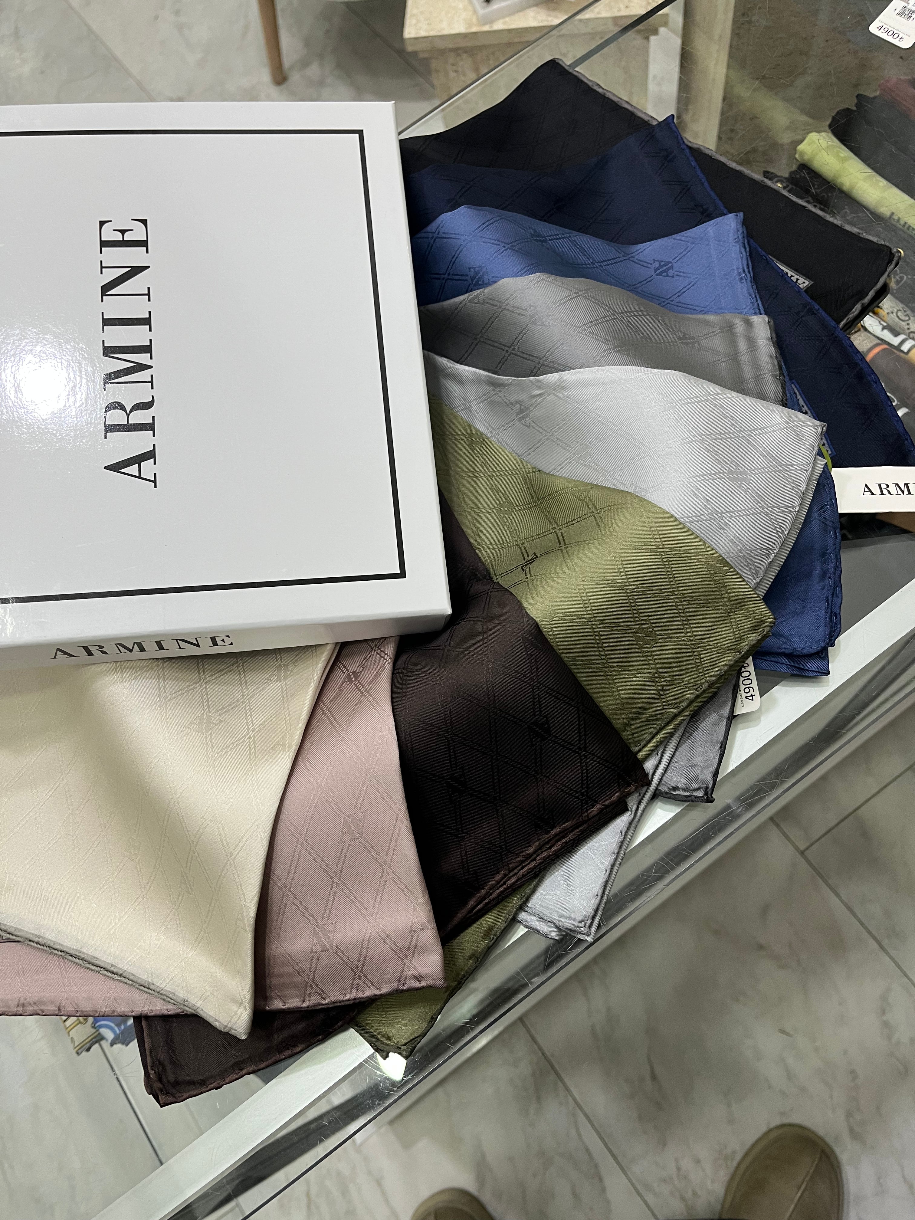 Armine Jakar Twill İpek Gümüş