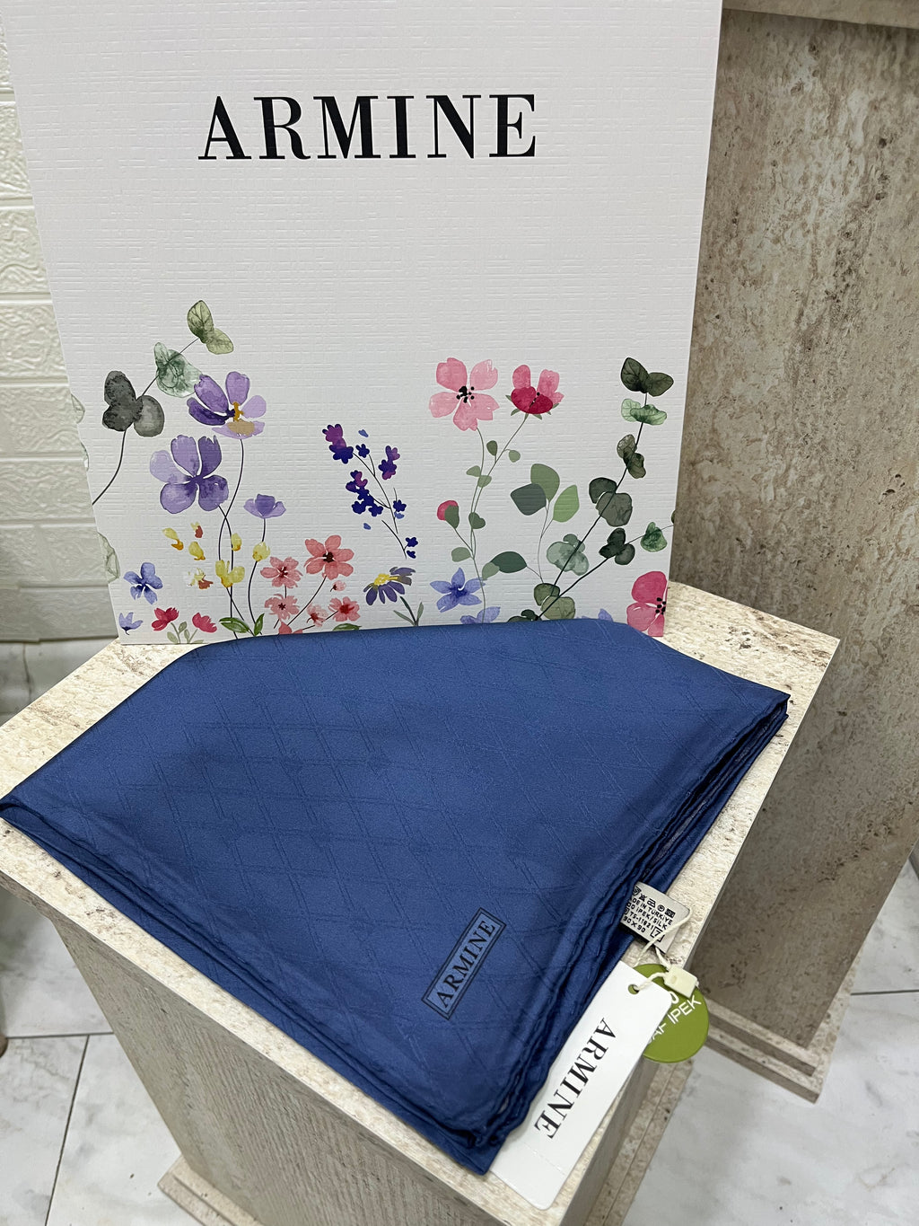 Armine Jakar Twill İpek İndigo