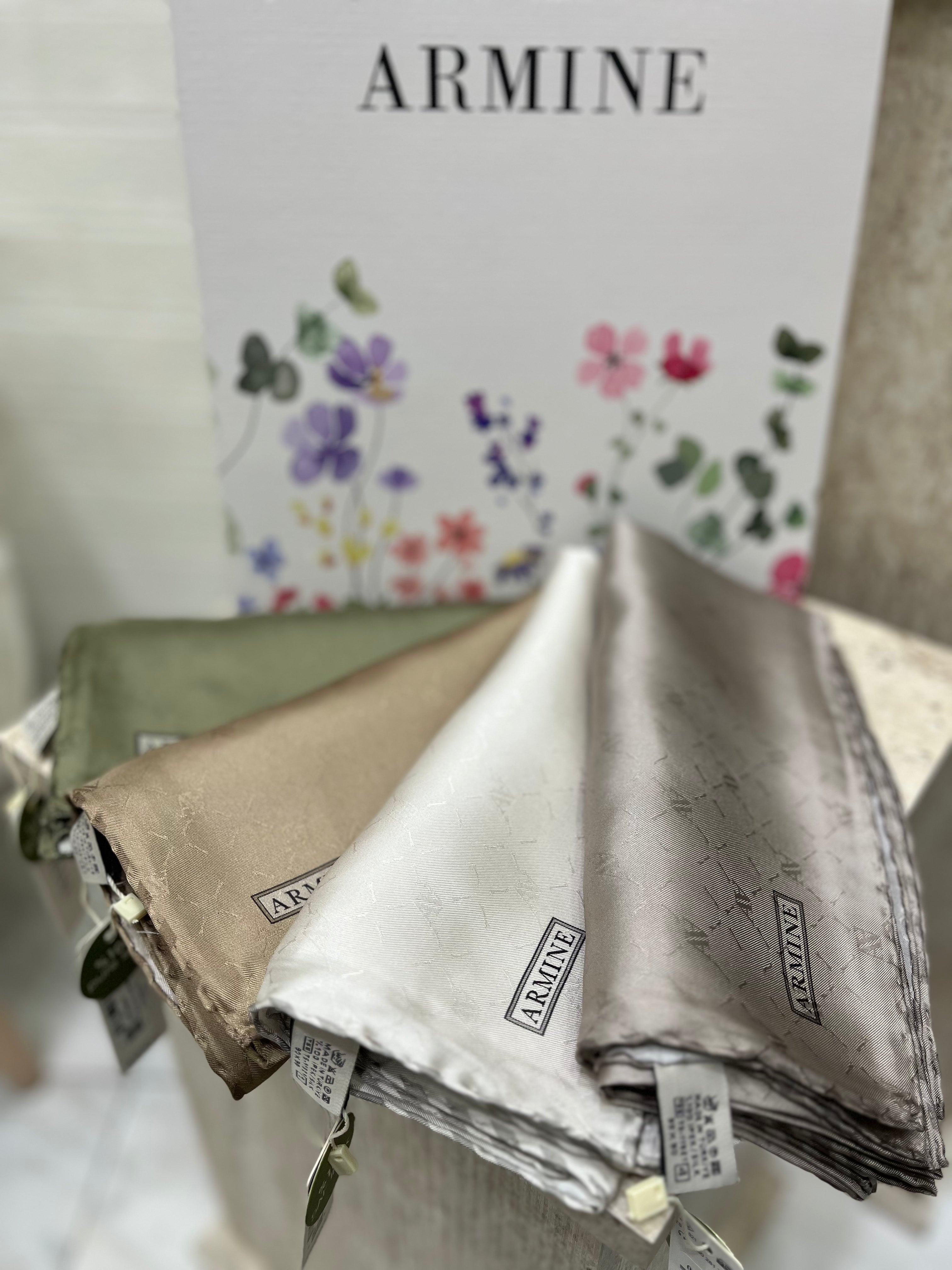 Armine Jakar Twill İpek Vizon