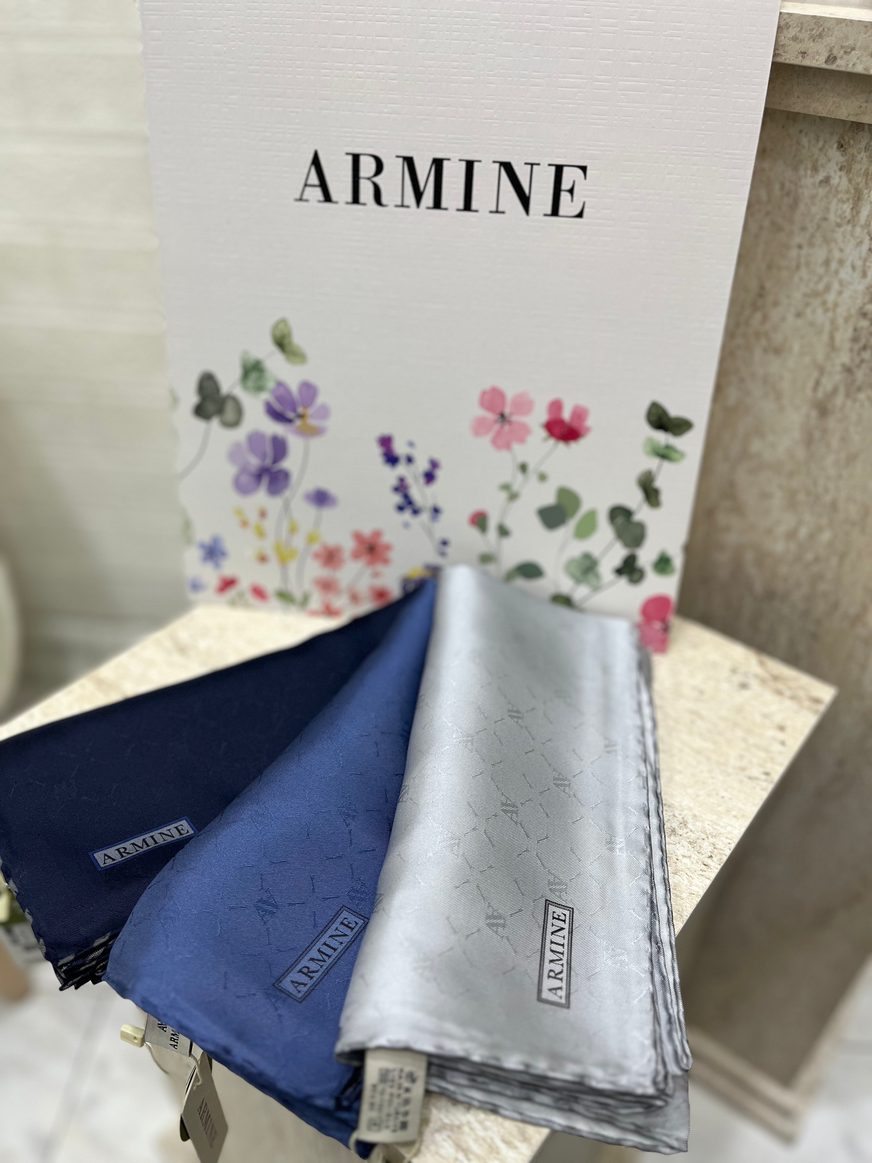 Armine Jakar Twill İpek Gümüş