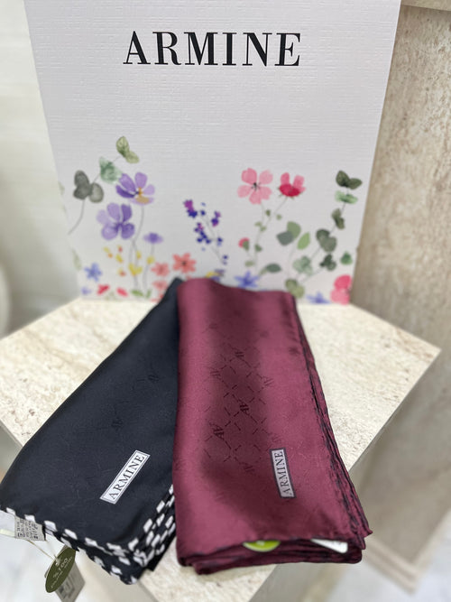 Armine Jakar Twill İpek Siyah