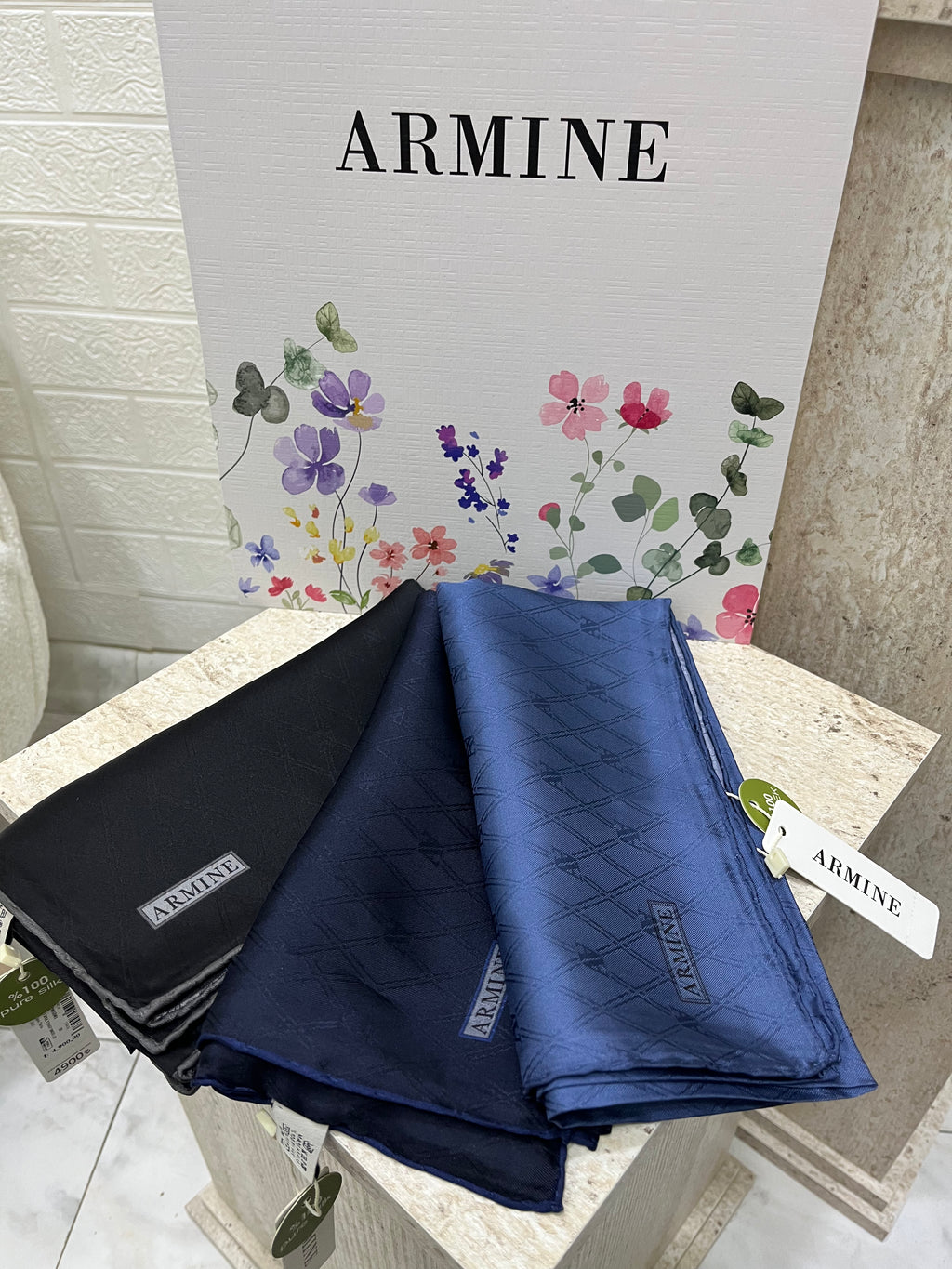 Armine Jakar Twill İpek İndigo