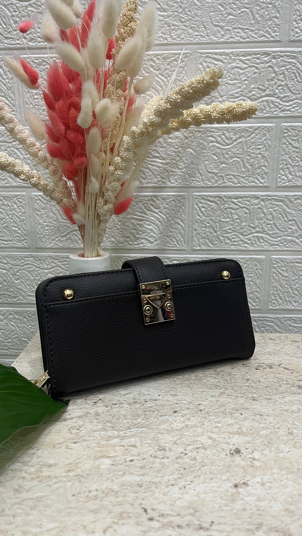 Acı Kahve Düz Deri Cüzdan