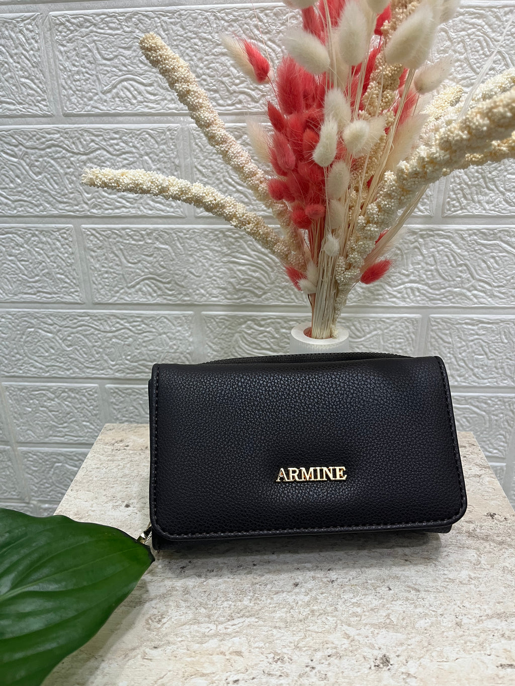 Acı Kahve Düz Deri Cüzdan