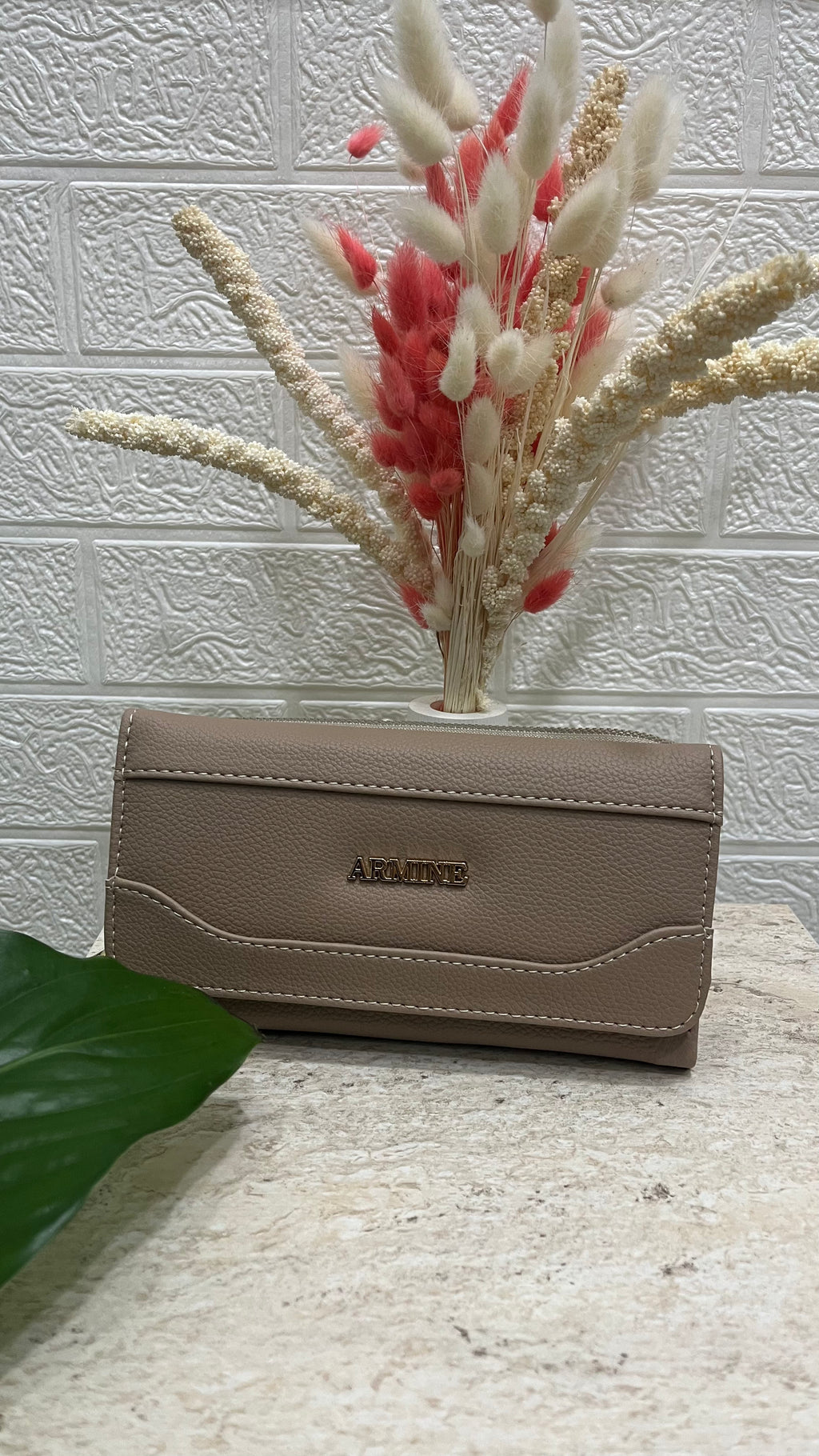 Vizon Deri Düz Desen Cüzdan