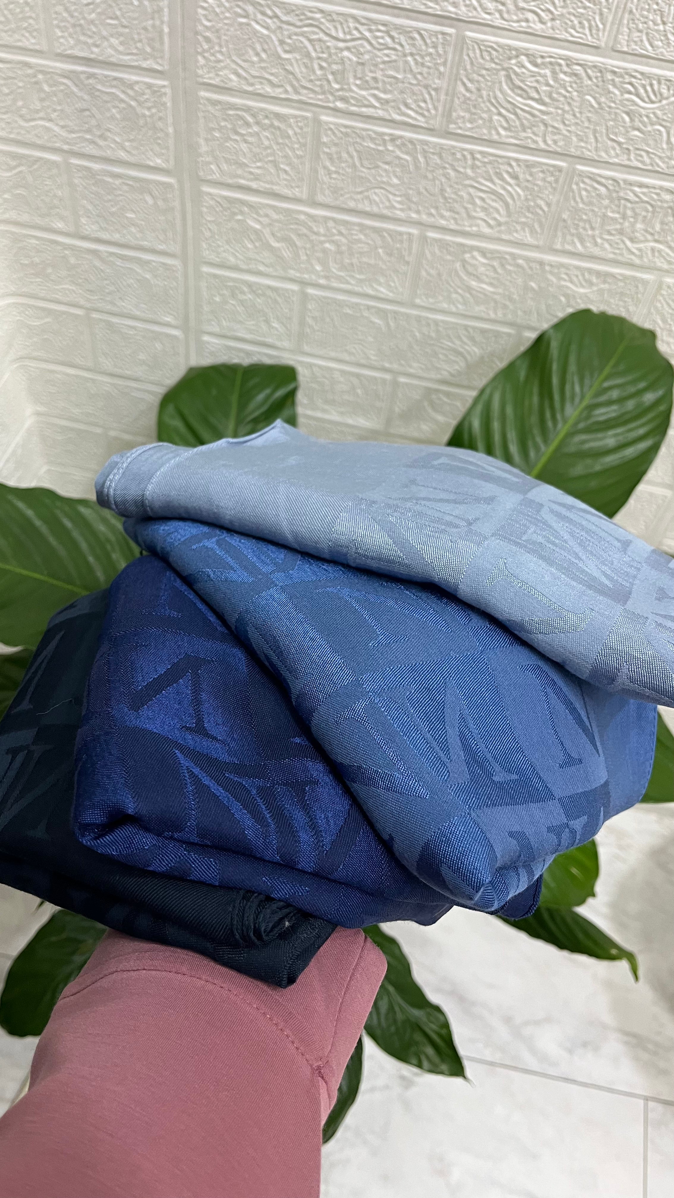 Noura Scarf Naia Şal  İndigo