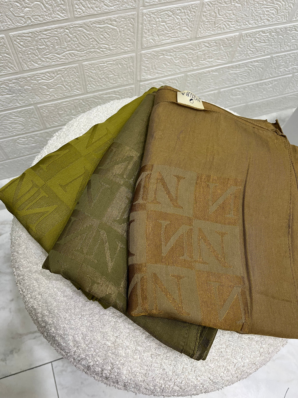 Noura Scarf Naia Şal Oksit