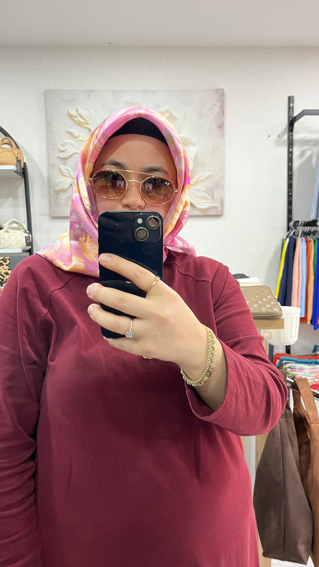 BELLI '25 Kış Twill İpek Eşarp Pembe