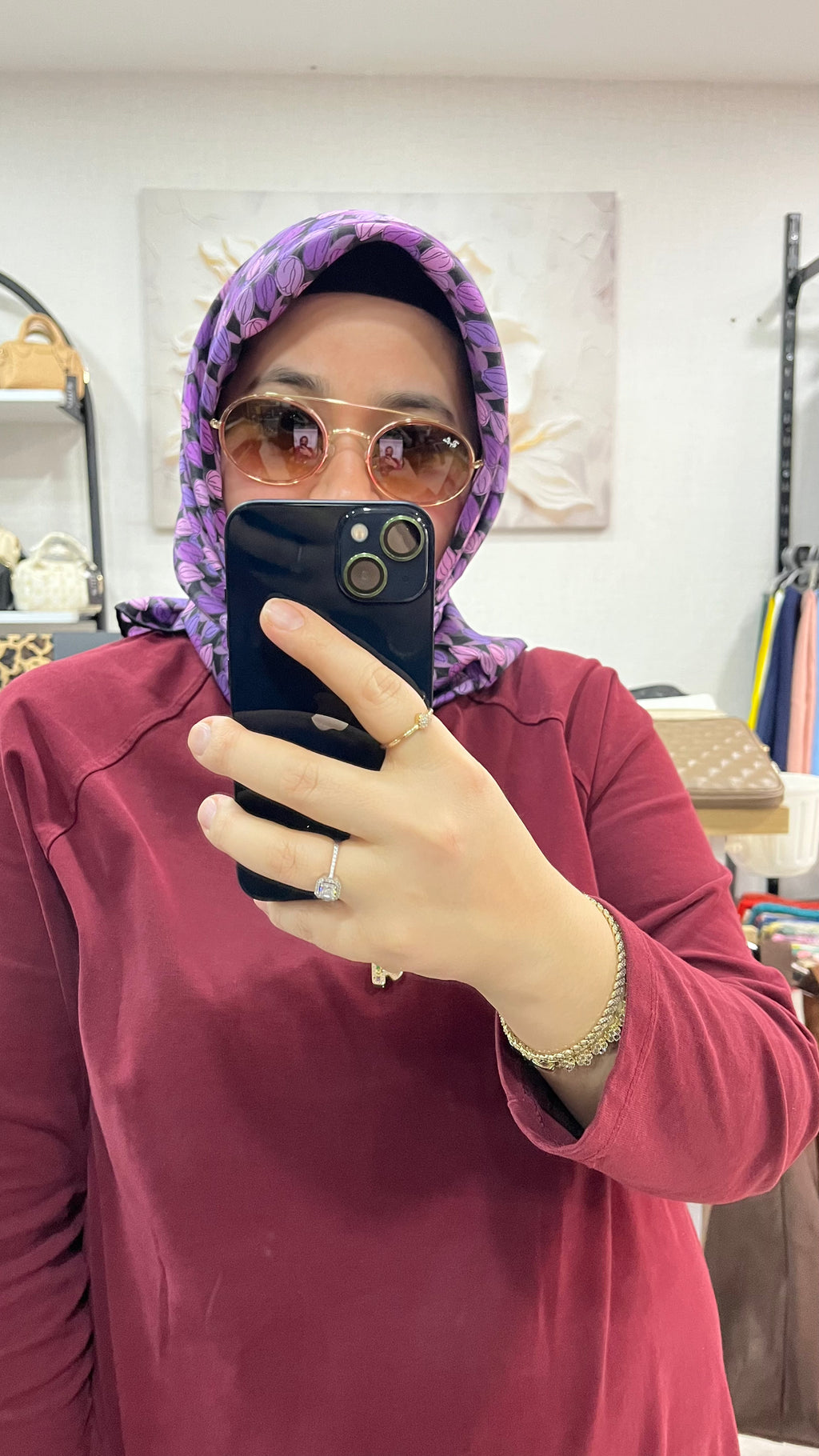 BELLI '25 Kış Twill İpek Eşarp Leylak