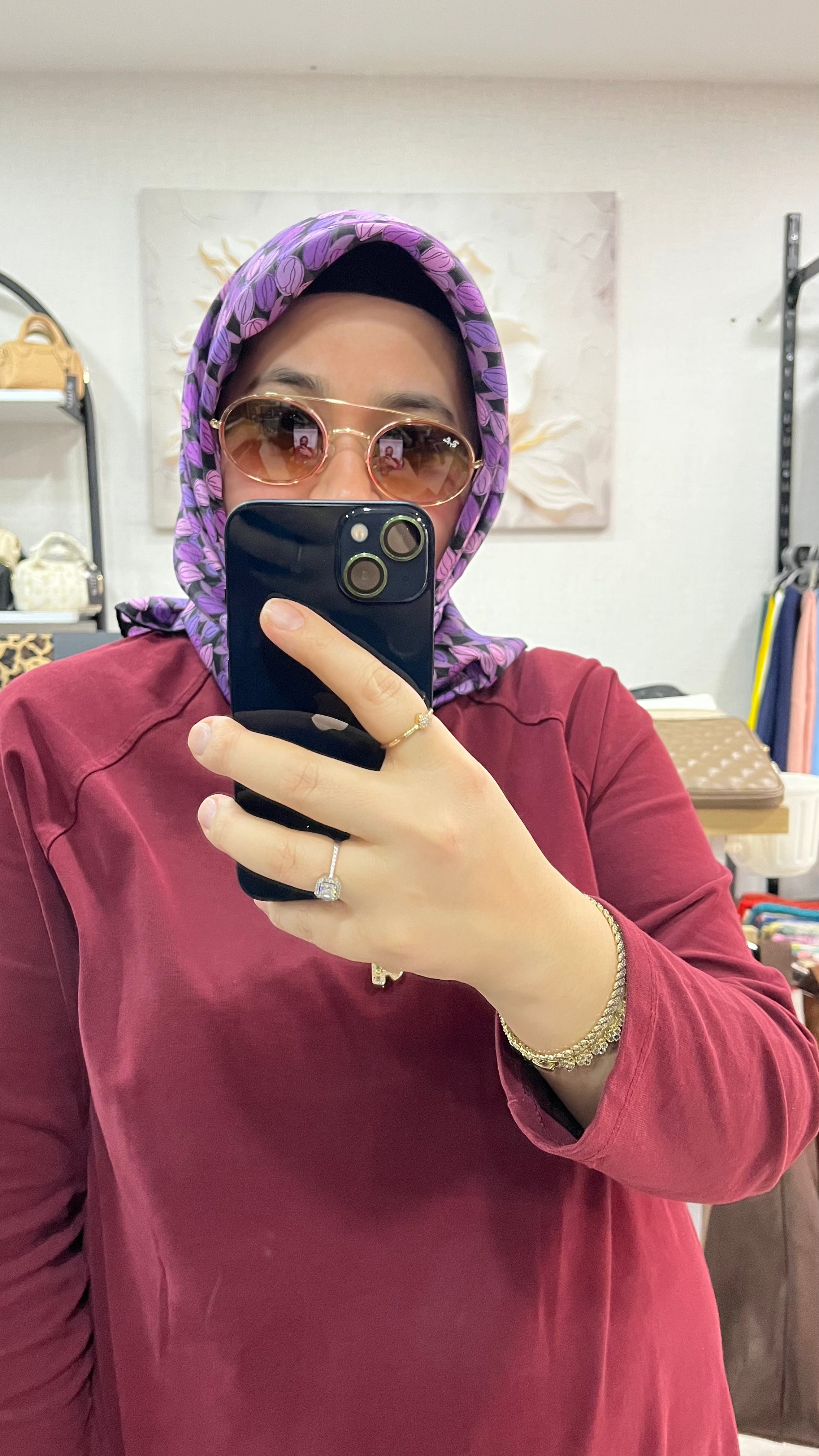 BELLI '25 Kış Twill İpek Eşarp Leylak