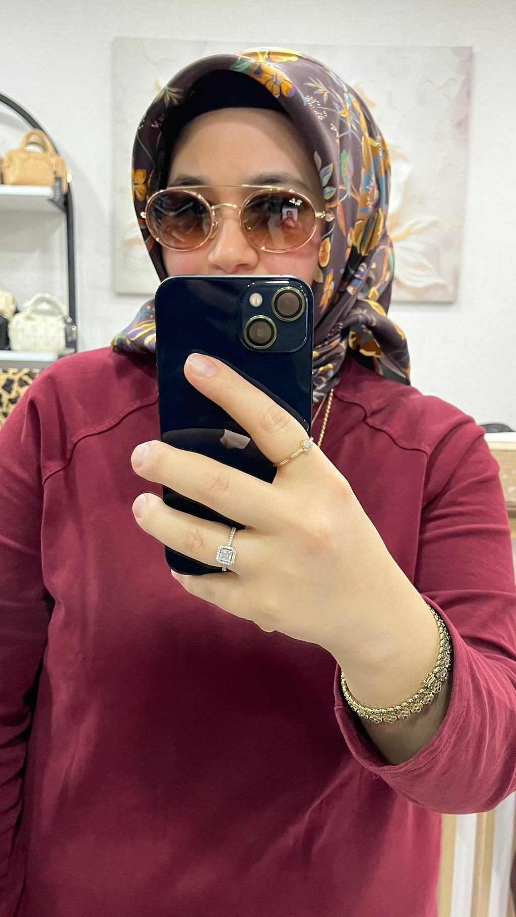 BELLI '25 Kış Twill İpek Eşarp Kakao