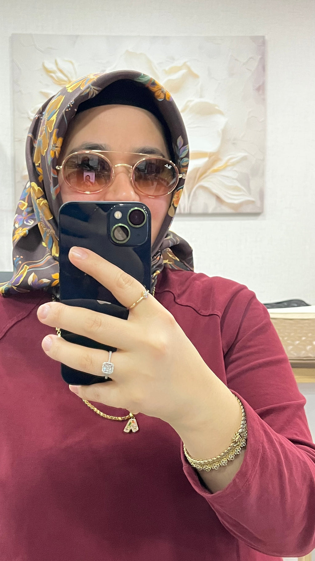 BELLI '25 Kış Twill İpek Eşarp Kakao