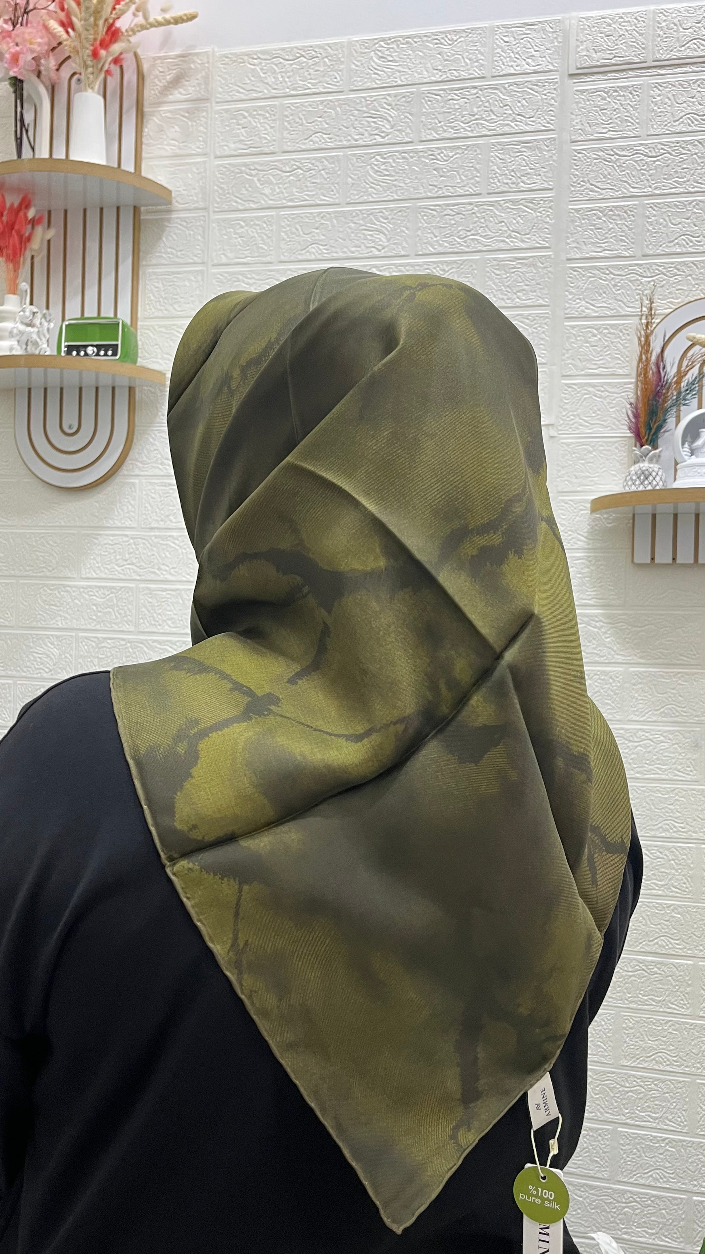 Armine'26 Twill İpek Yaz Sezonu Haki