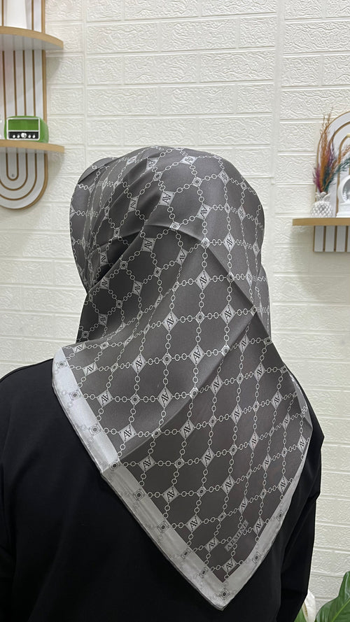 Armine'26 Twill İpek Yaz Sezonu Koyu Gri