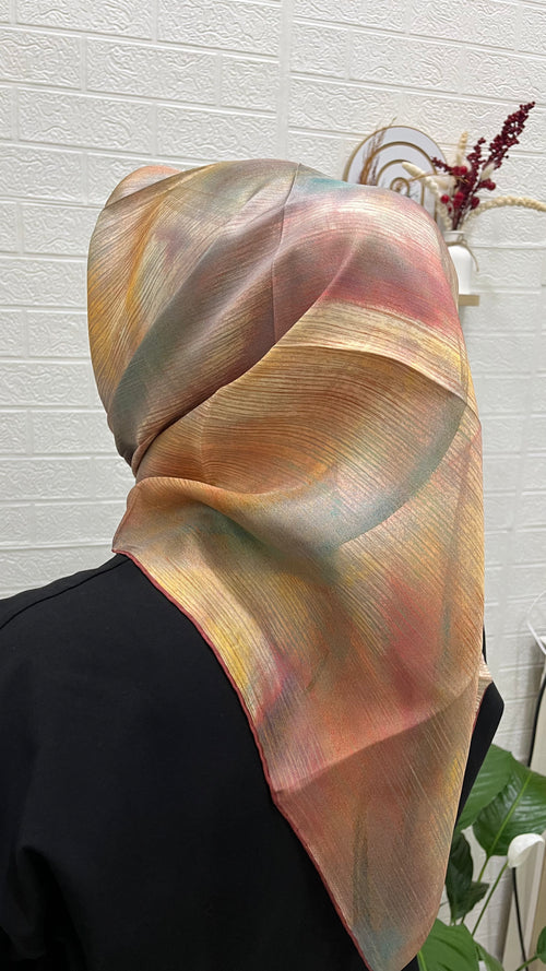 Armine'26 Twill İpek Yaz Sezonu Şeftali