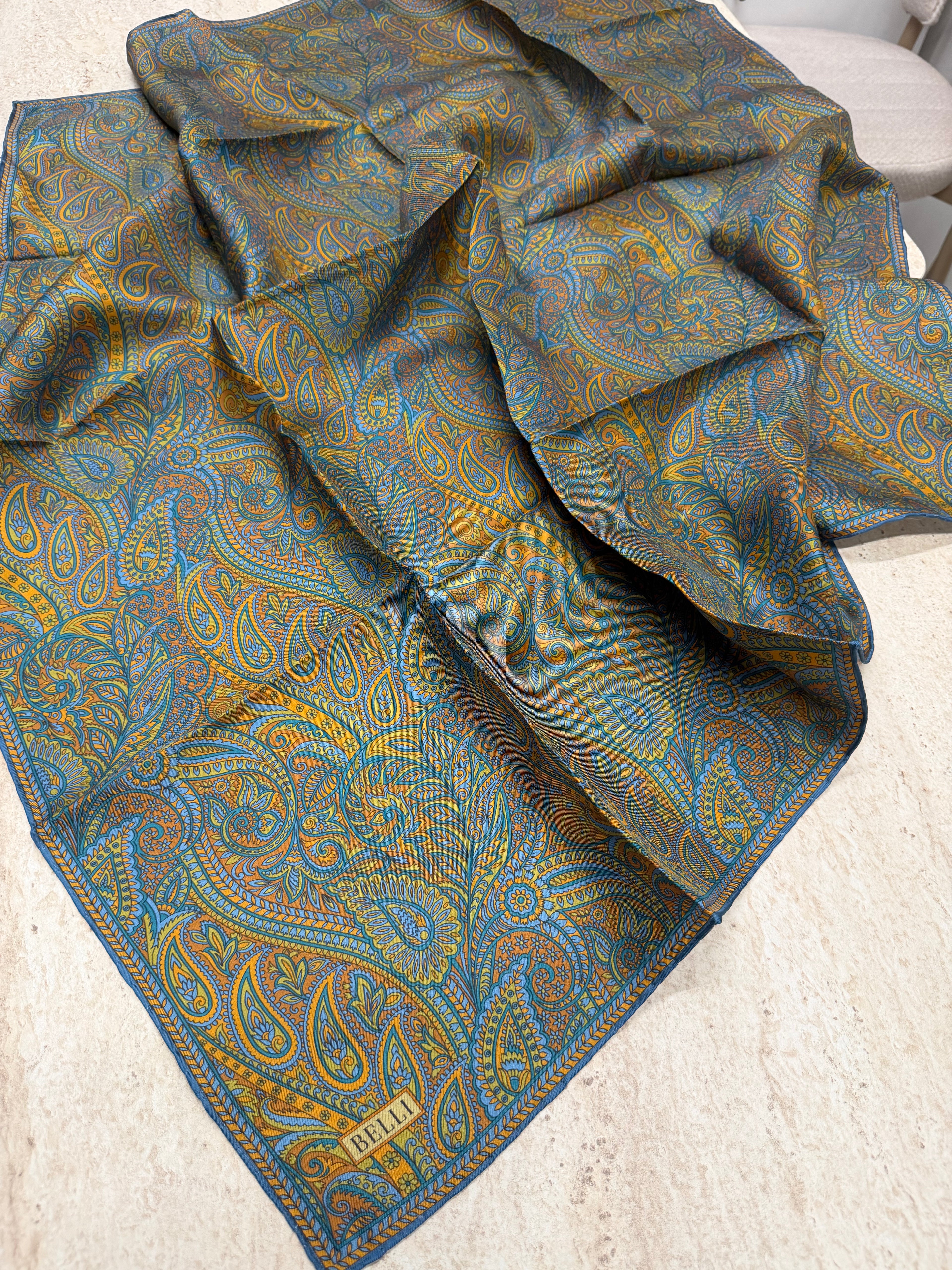 Belli '27 Kış Twill İpek Eşarp Hare
