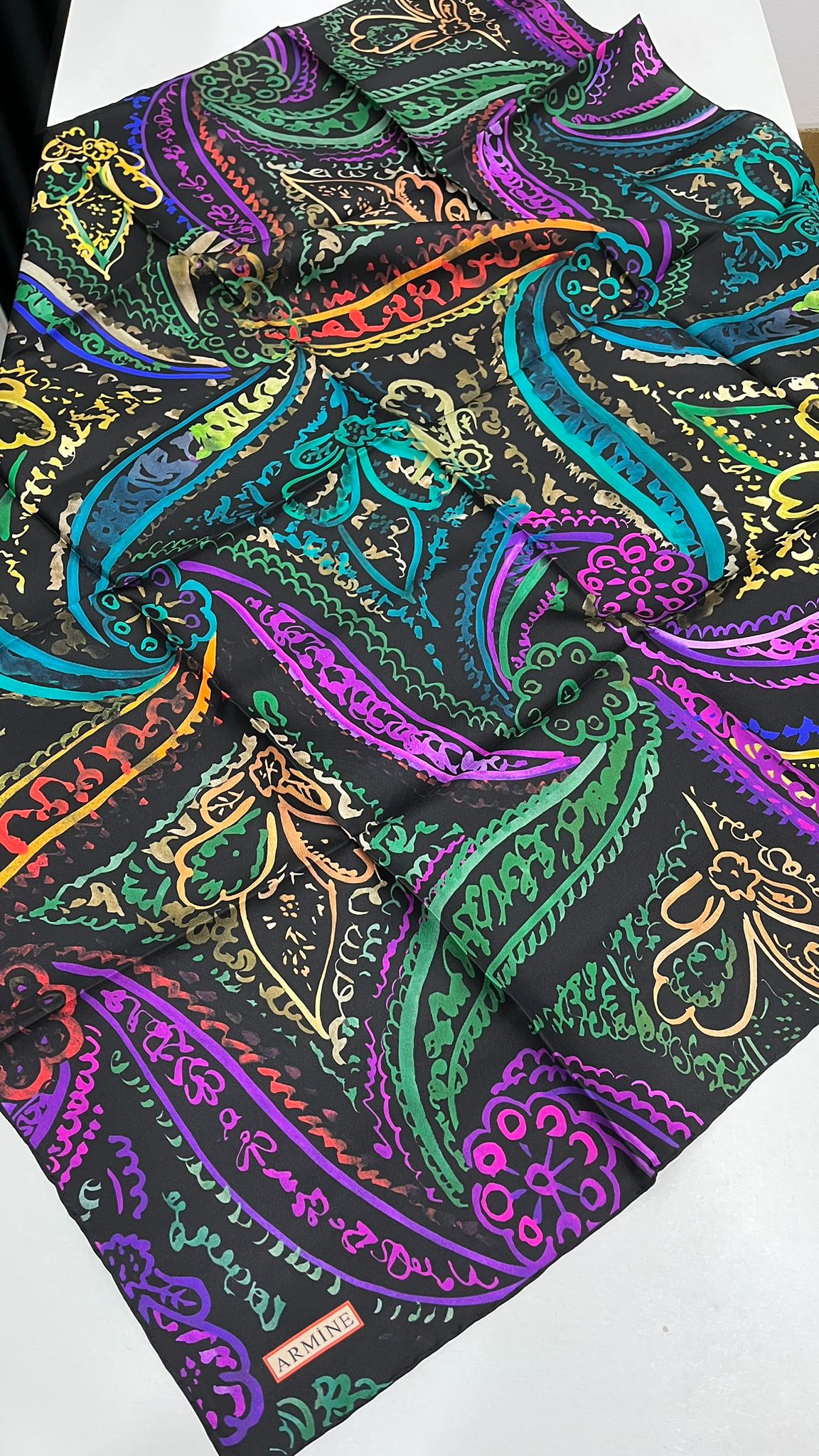 Armine Nostalji Twill İpek Eşarp