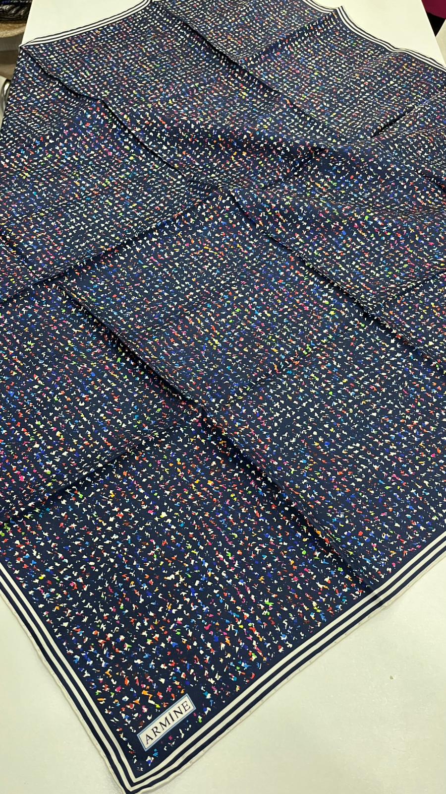 Armine Nostalji Twill İpek Eşarp