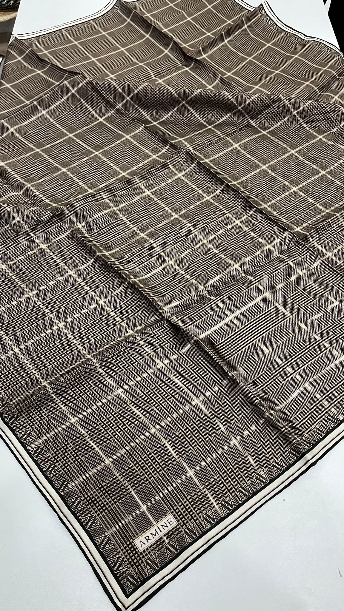 Armine Nostalji Twill İpek Eşarp