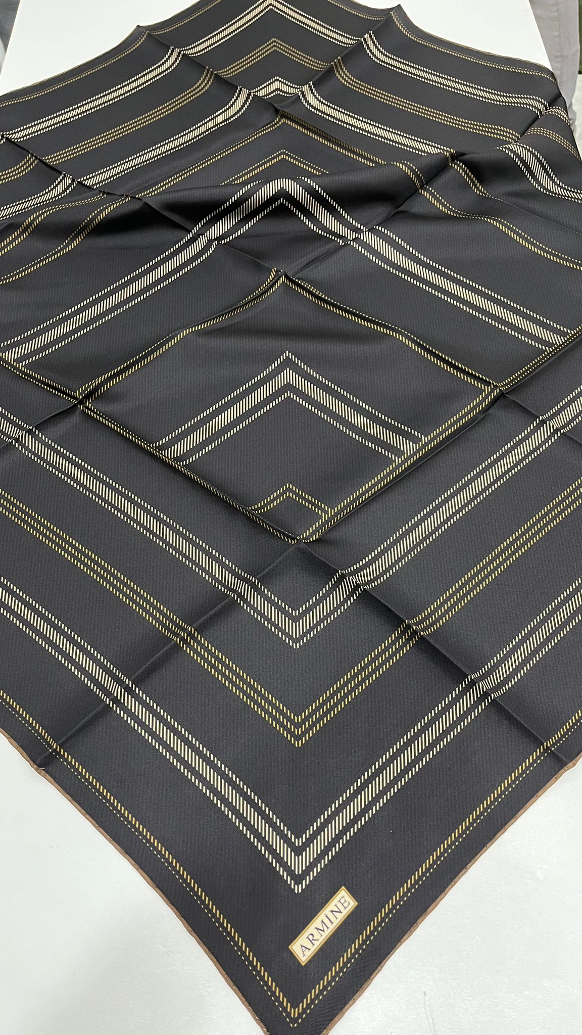 Armine Nostalji Twill İpek Eşarp