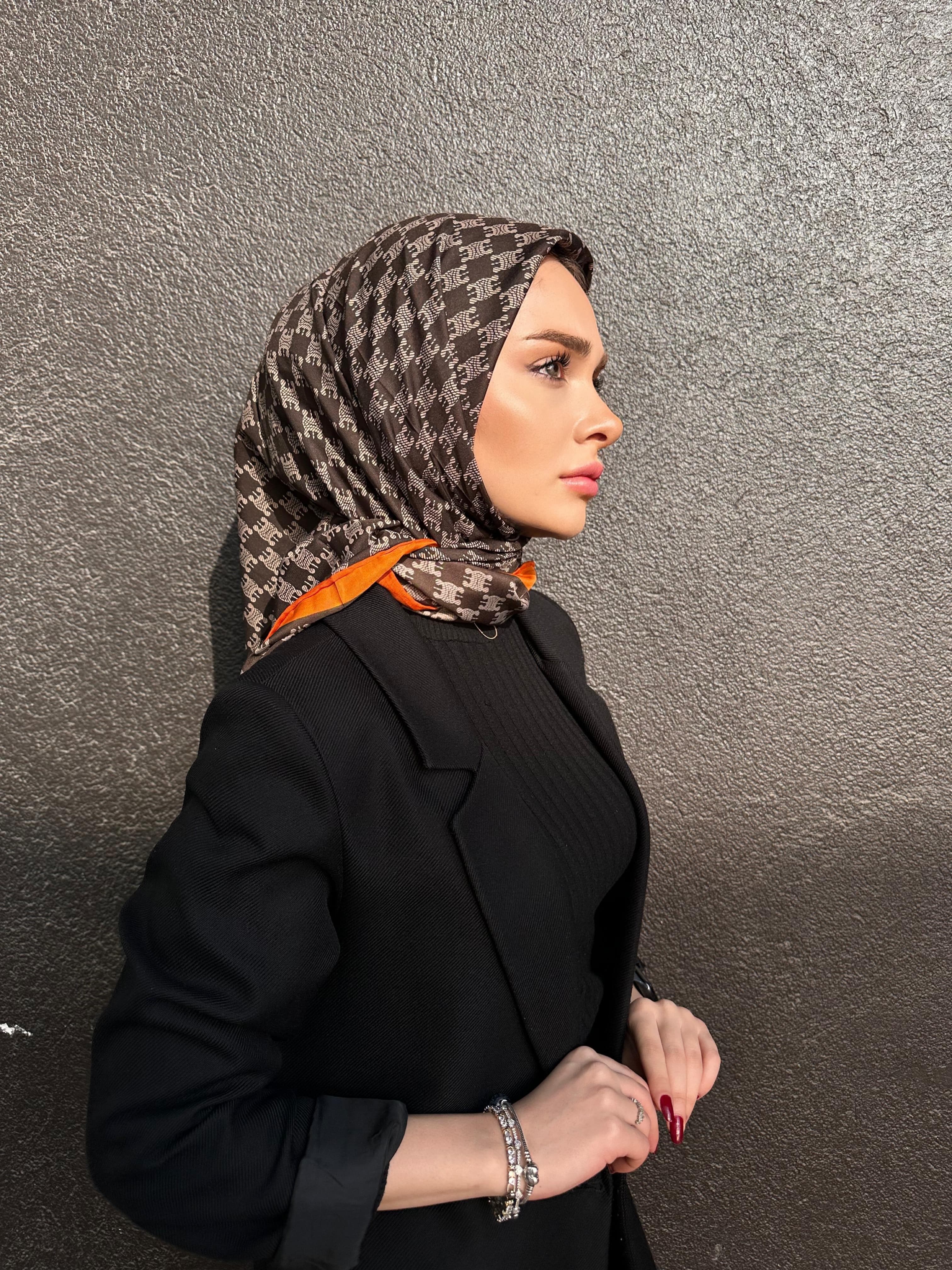 İthal  Twill İpek Eşarp