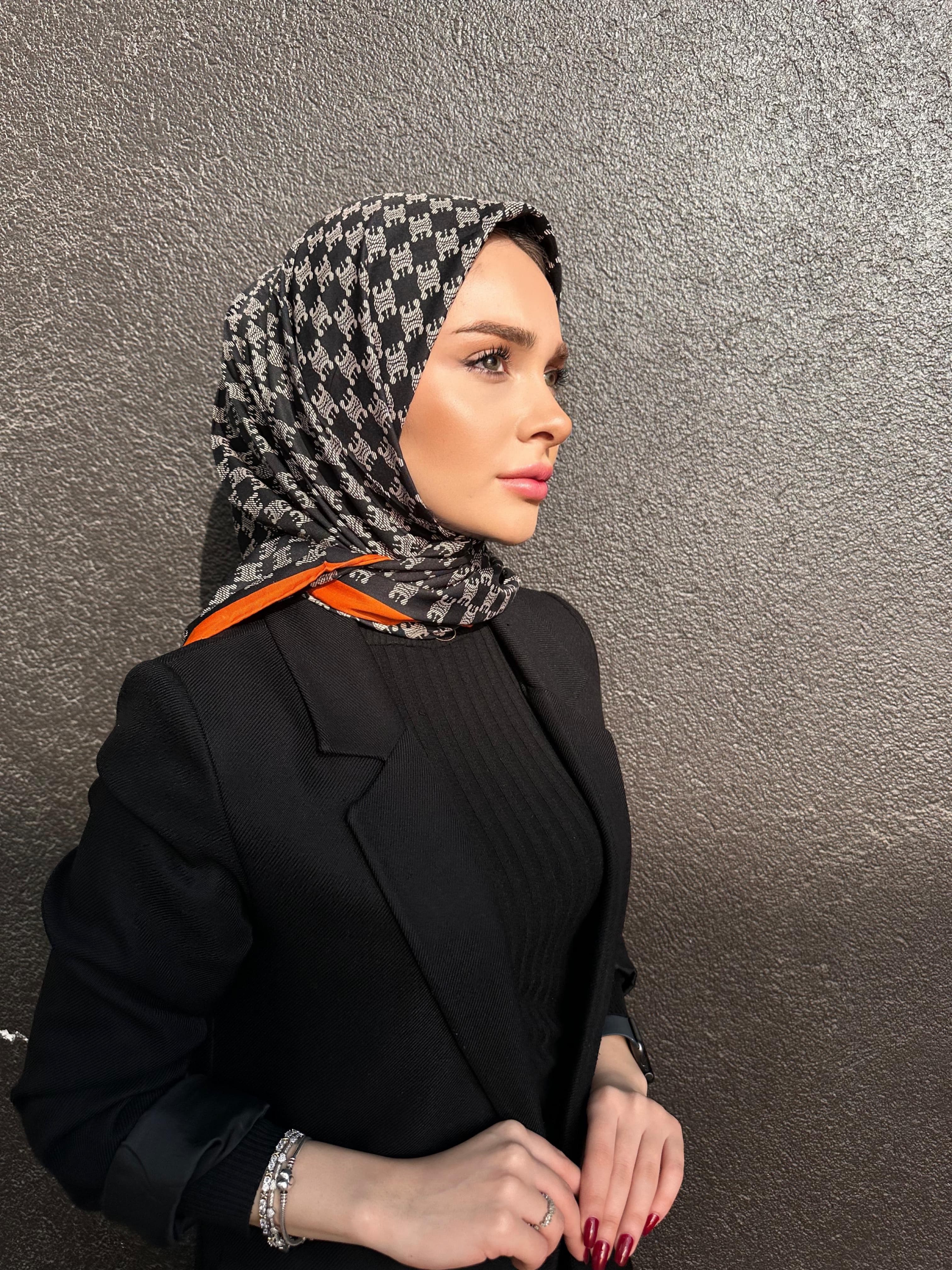 İthal  Twill İpek Eşarp