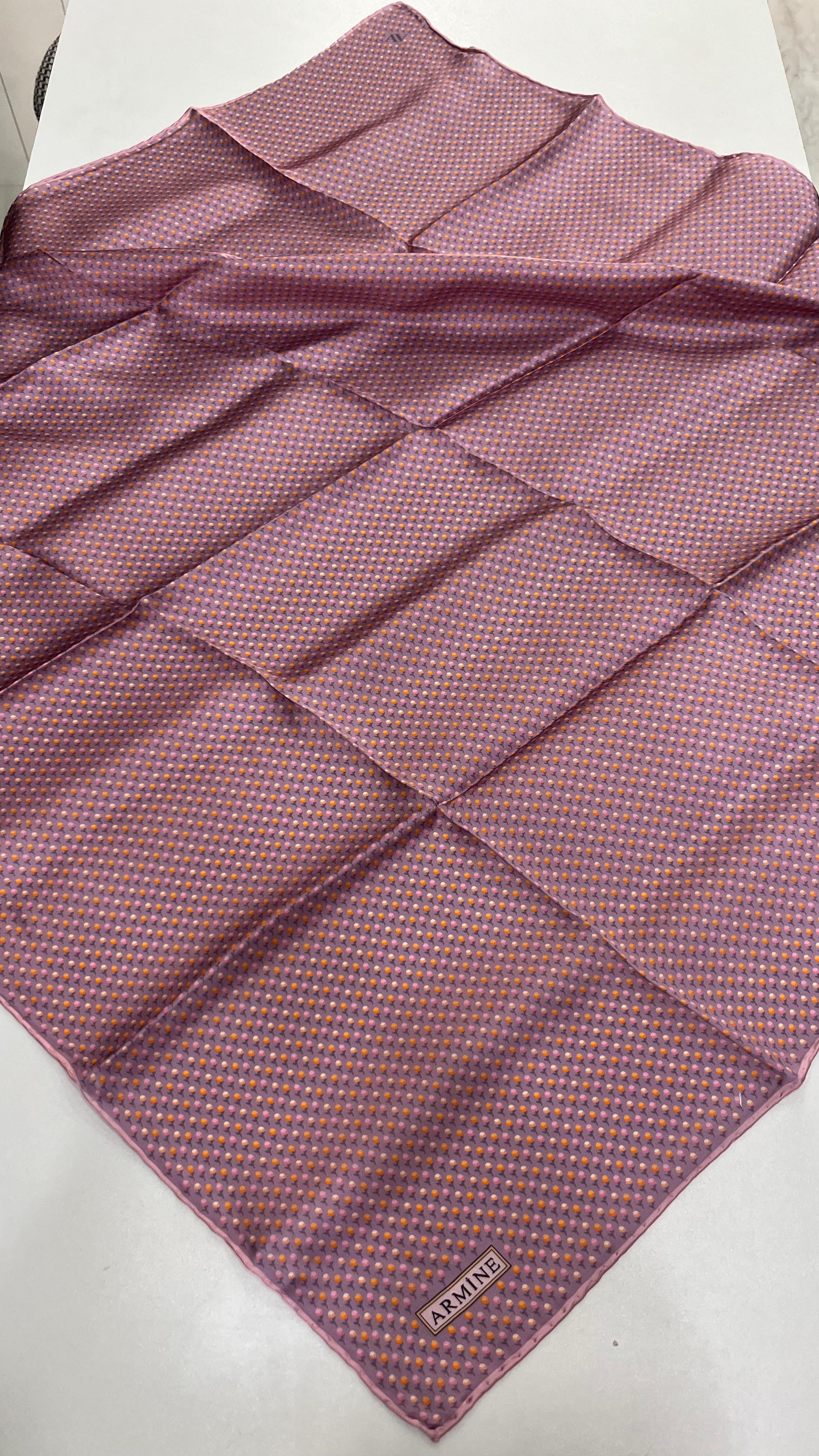 Armine 2025 Yaz Sezonu Saf İpek Eşarp