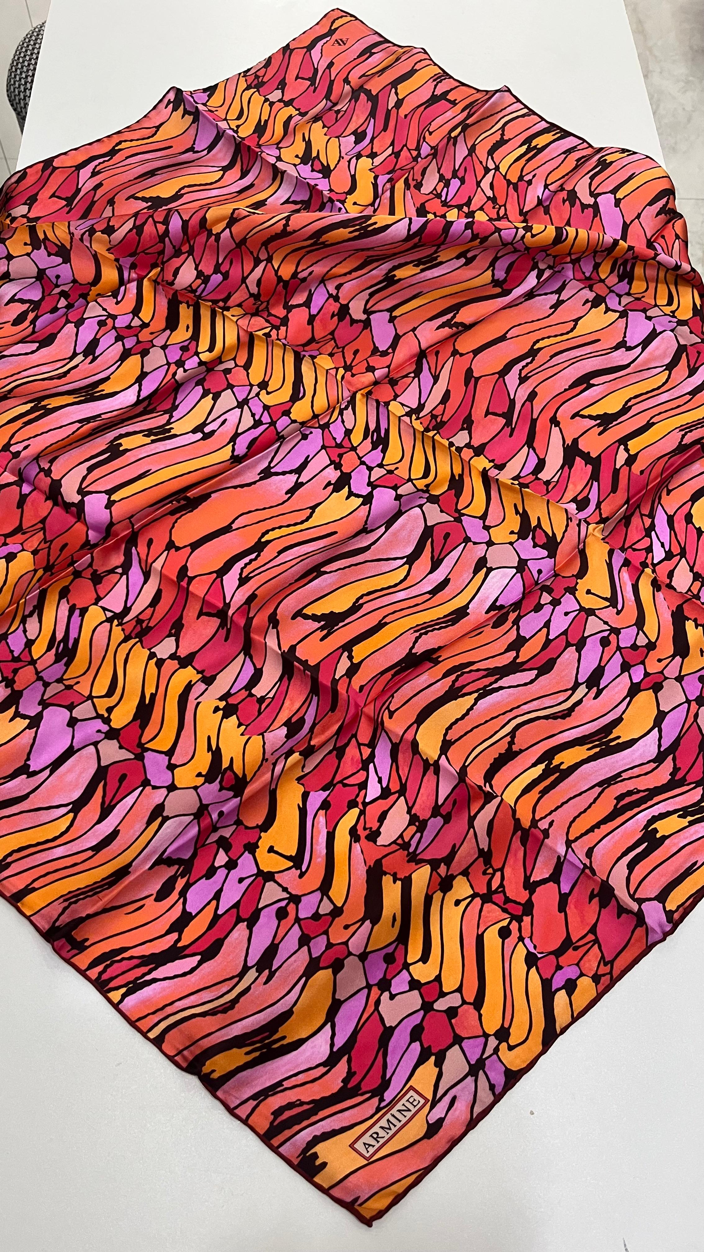 Armine 2025 Yaz Sezonu Saf İpek Eşarp