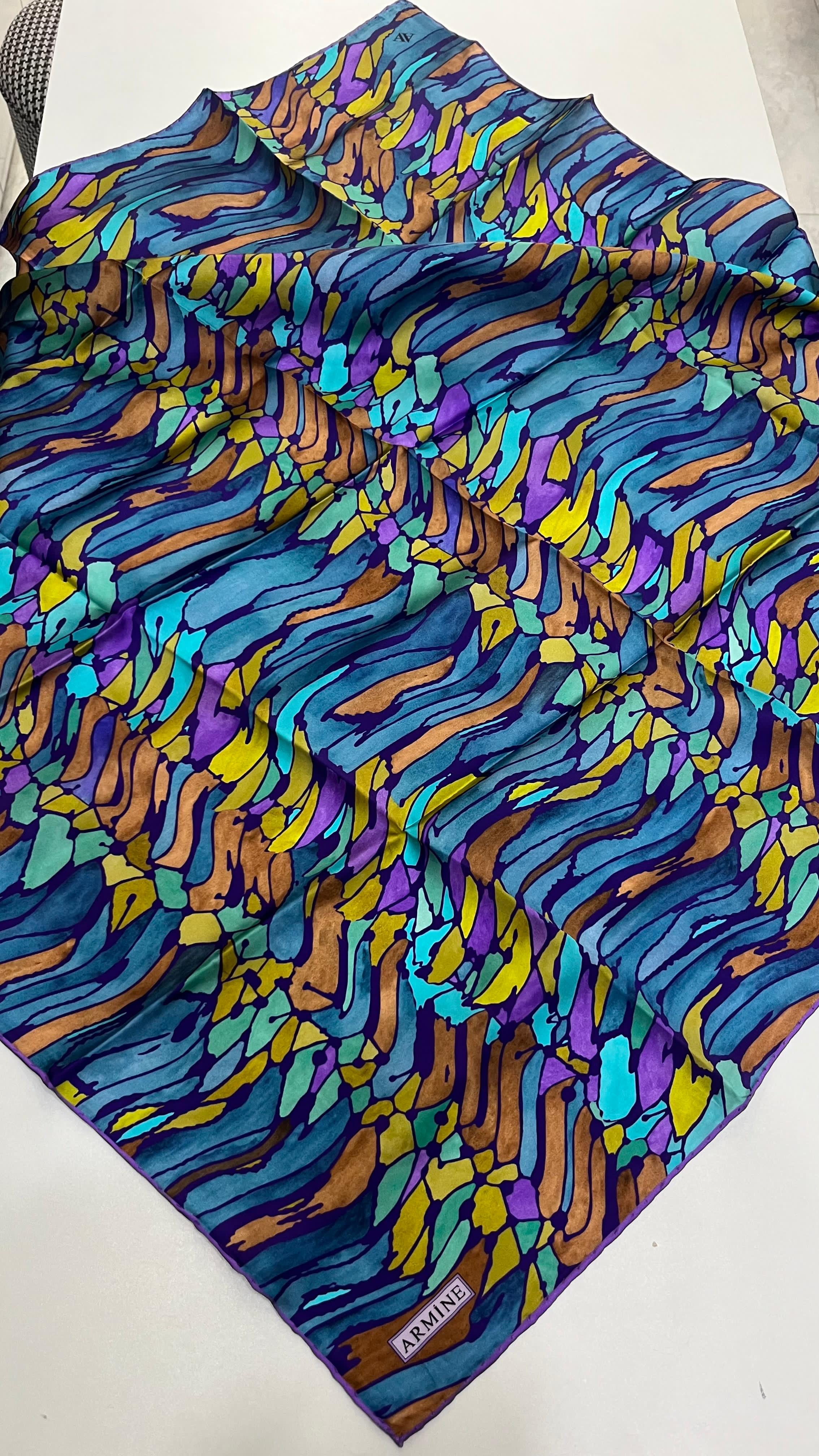 Armine 2025 Yaz Sezonu Saf İpek Eşarp