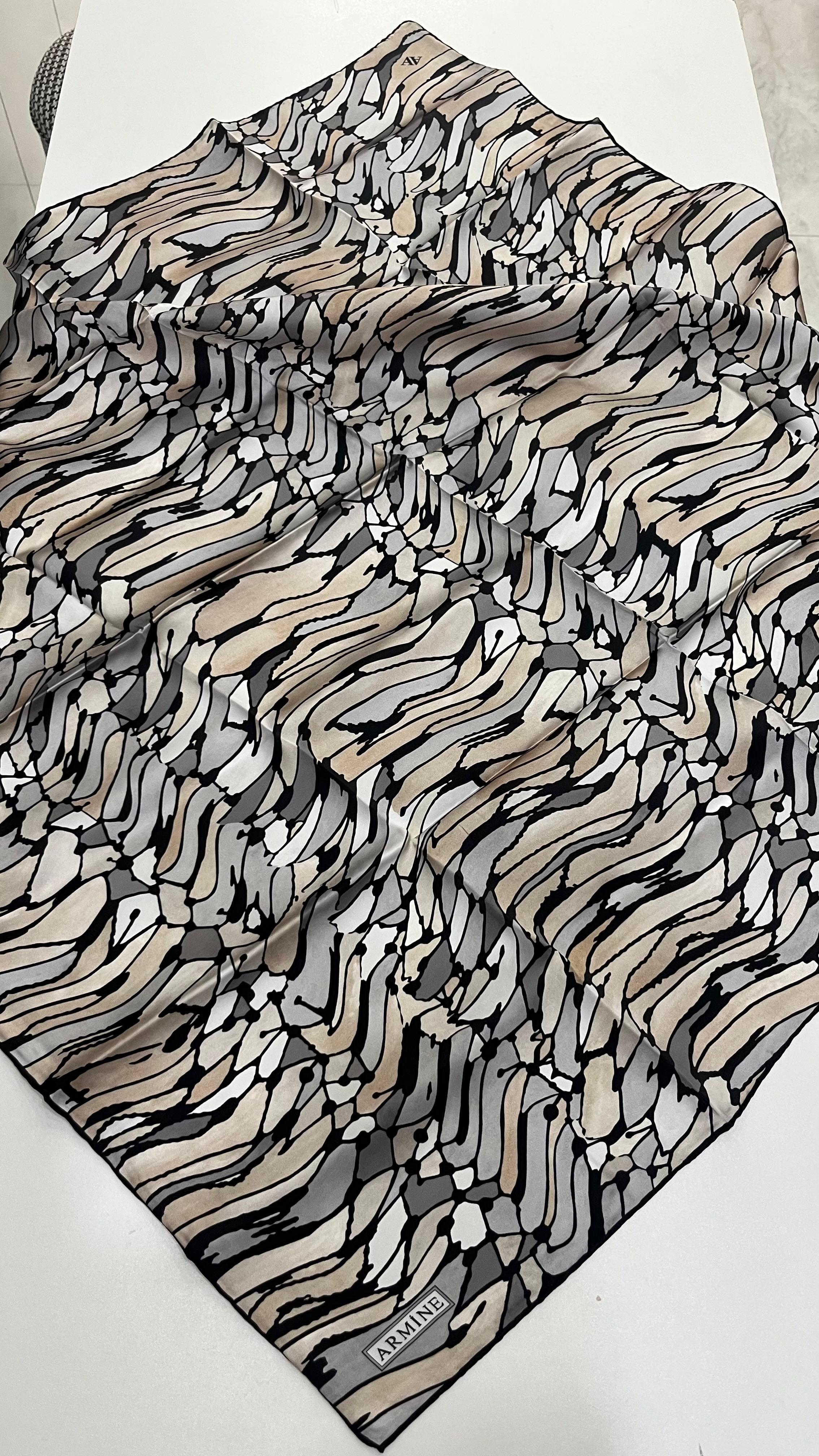 Armine 2025 Yaz Sezonu Saf İpek Eşarp