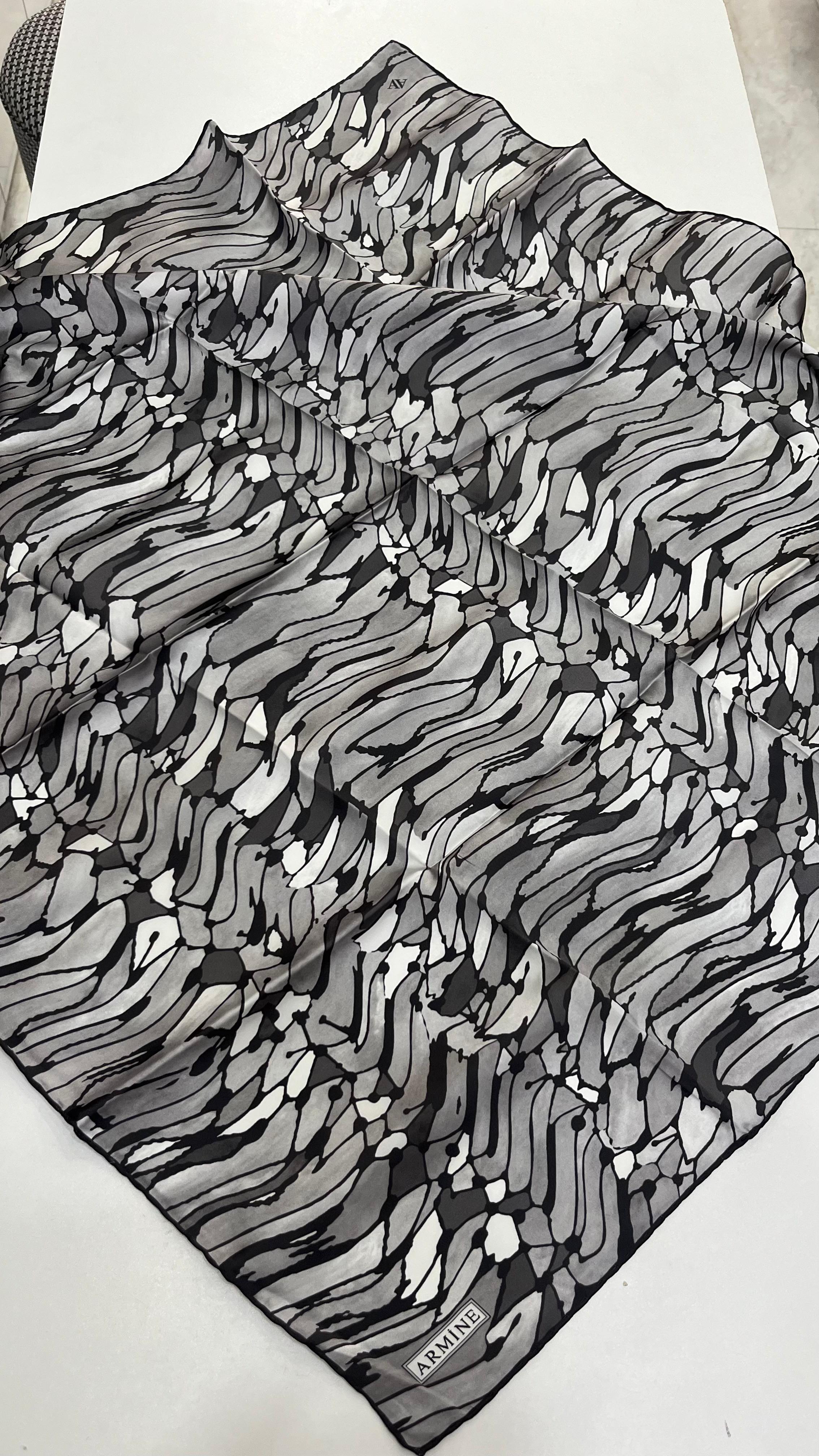 Armine 2025 Yaz Sezonu Saf İpek Eşarp