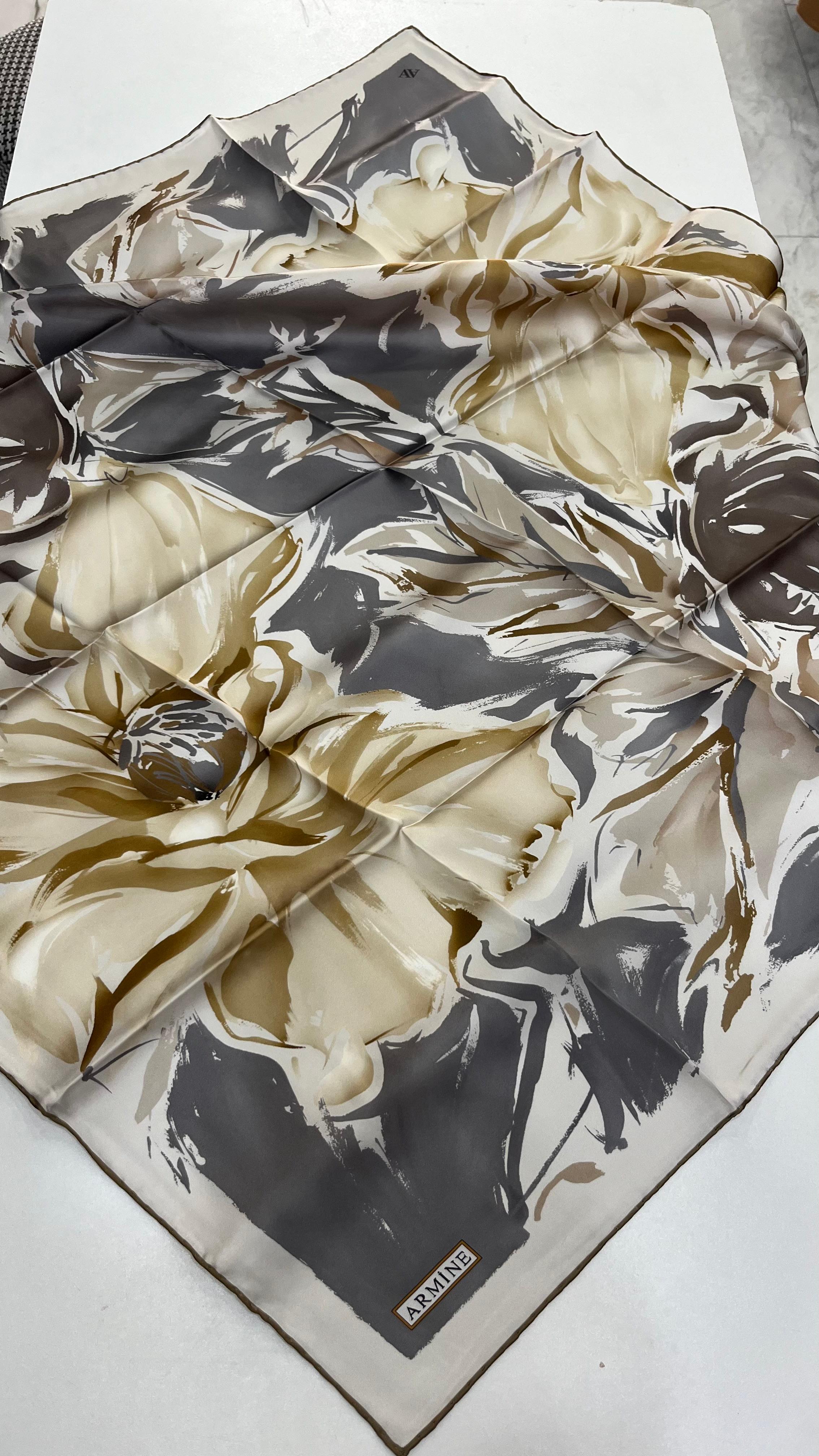 Armine 2025 Yaz Sezonu Saf İpek Eşarp