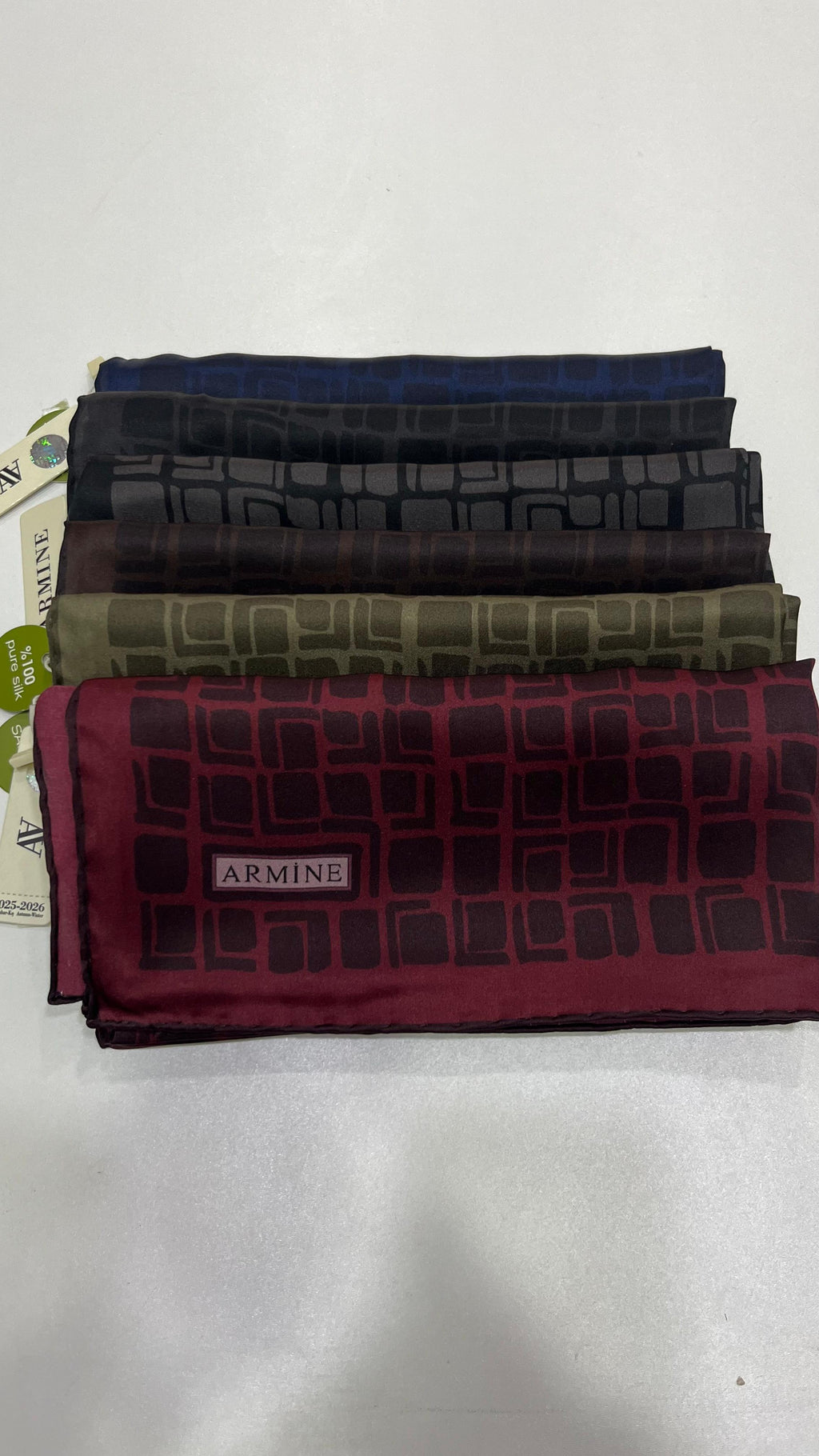 Armine '25-'26 Saf İpek Kış Sezonu Zeytin Yeşili