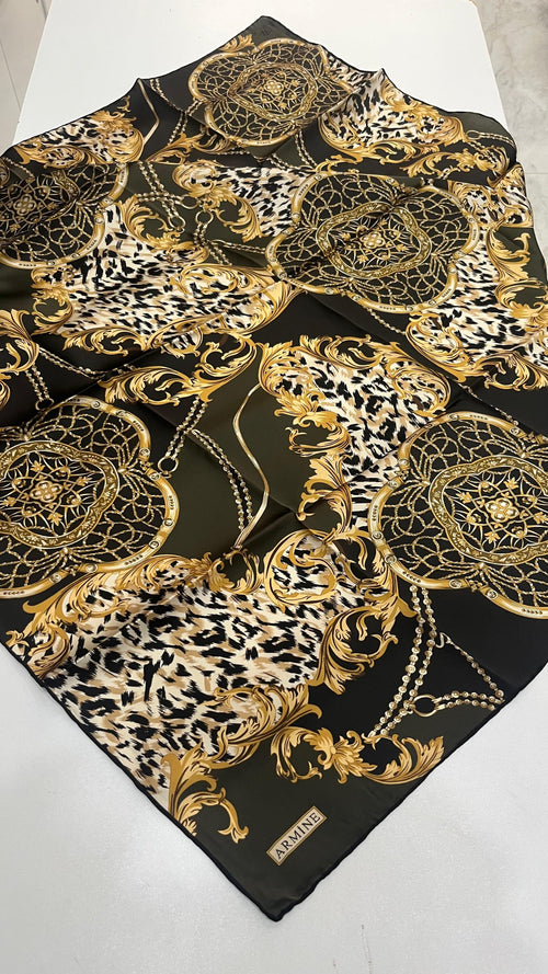 Armine '25-'26 Sura İpek Kış Sezonu Haki