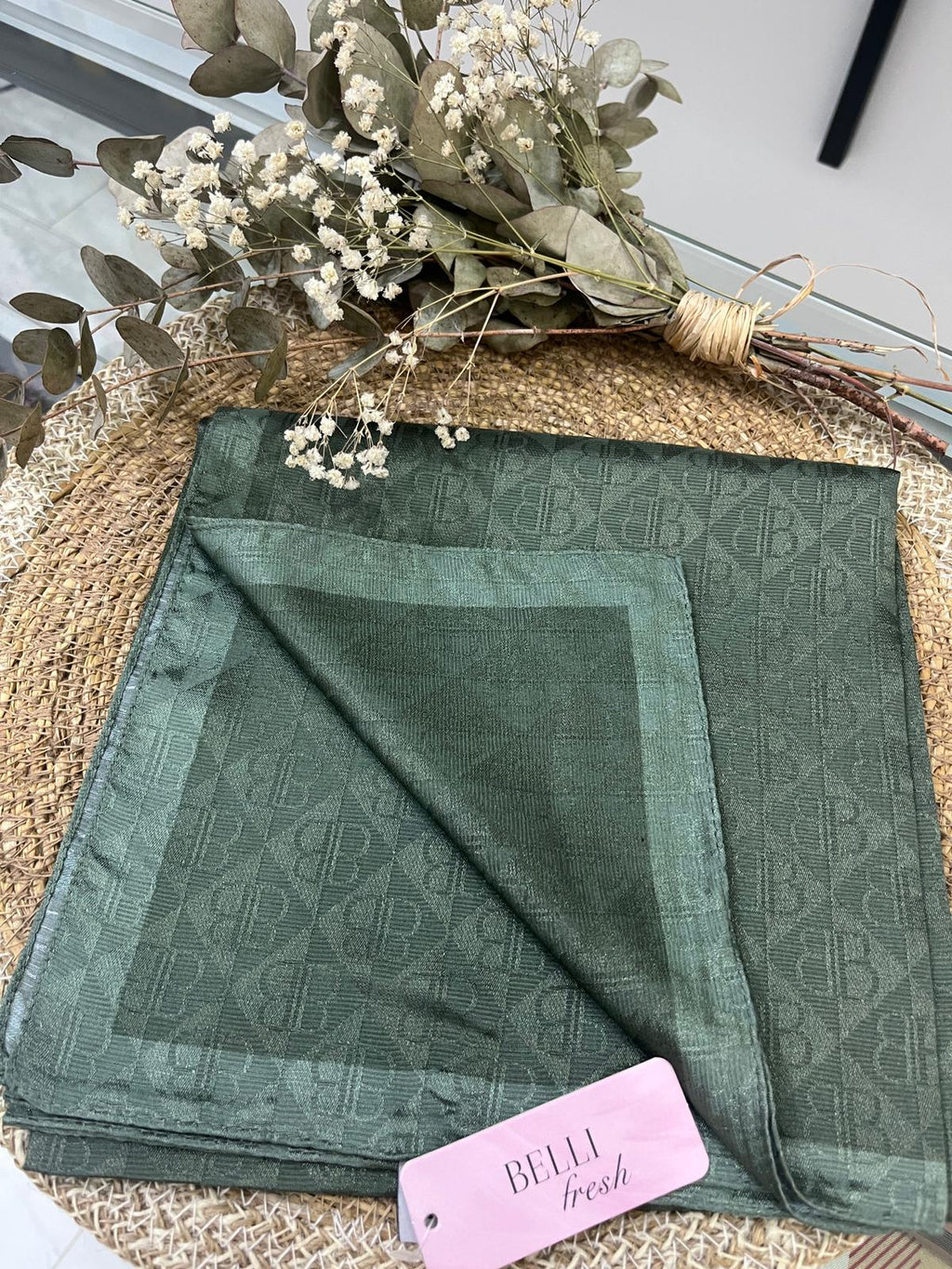 Monogram Eşarp Çağla