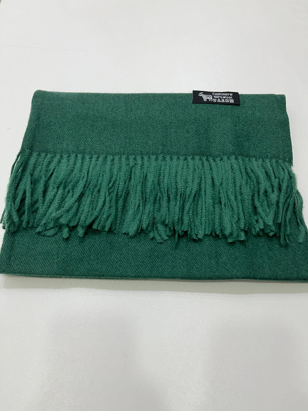 Cashmere Yün Omuz Şalı Zümrüt