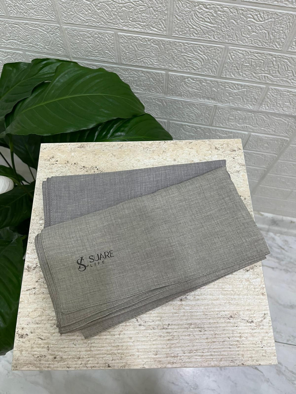 Tela Eşarp Sıcak Gri