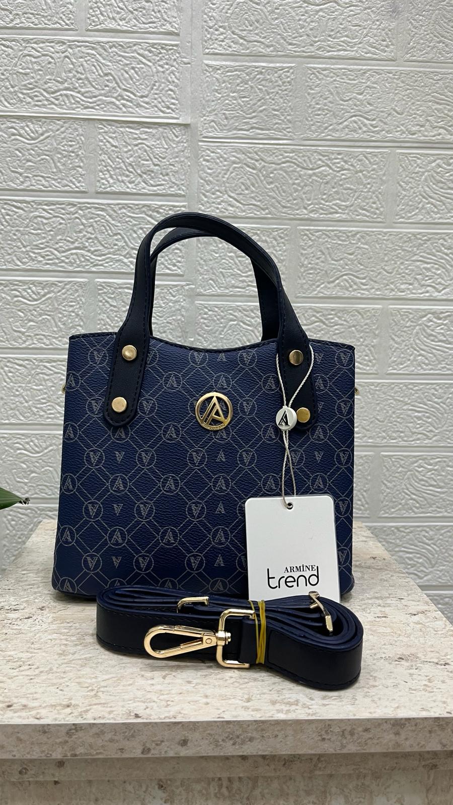 Armine Çanta Lacivert Monogram