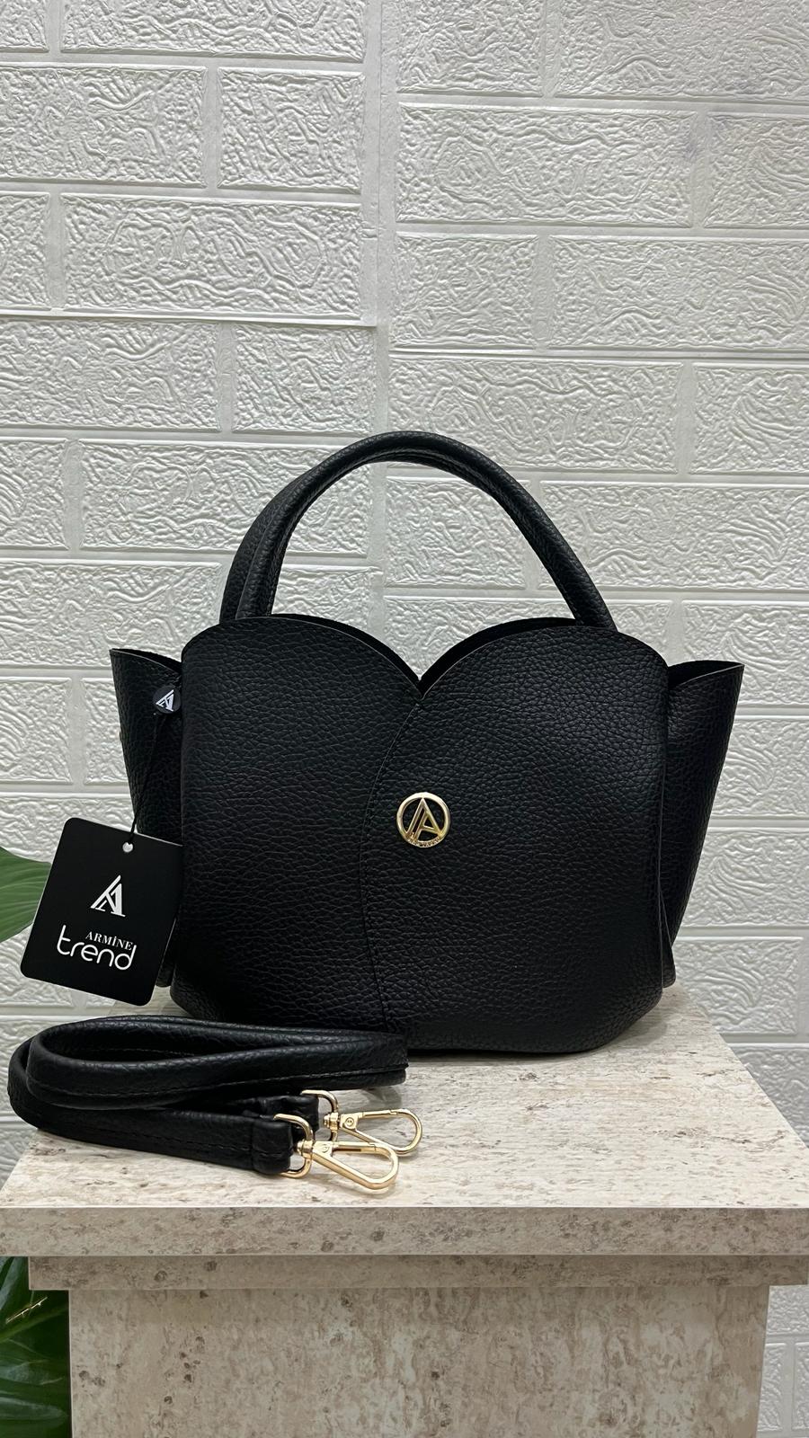 Armine Çanta Lale Siyah