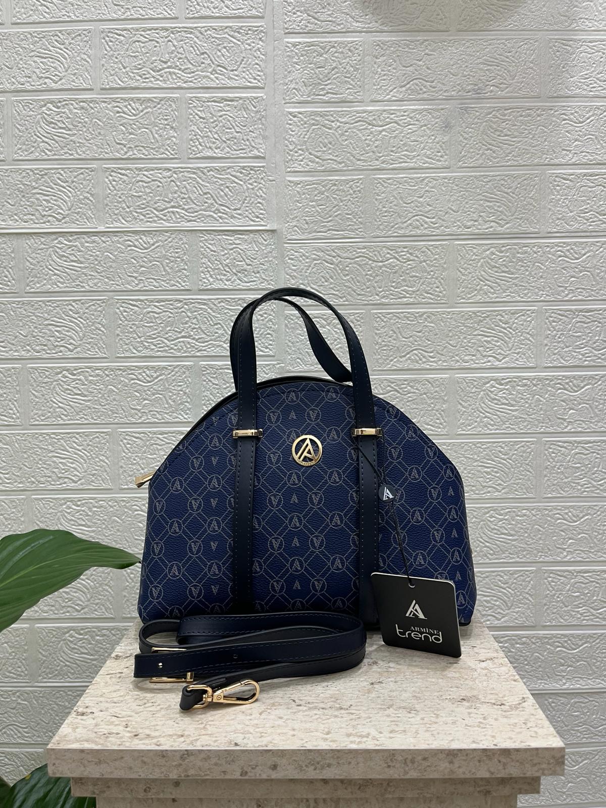 Armine Çanta Lacivert Monogram