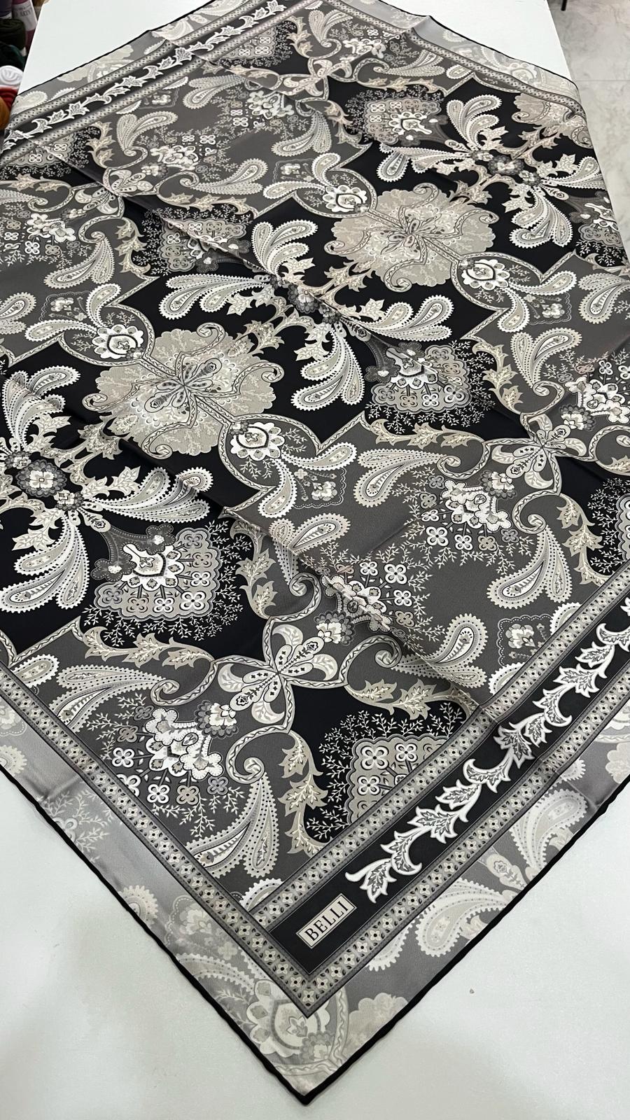 Belli 2026 Yaz Sezonu Twil İpek Siyah