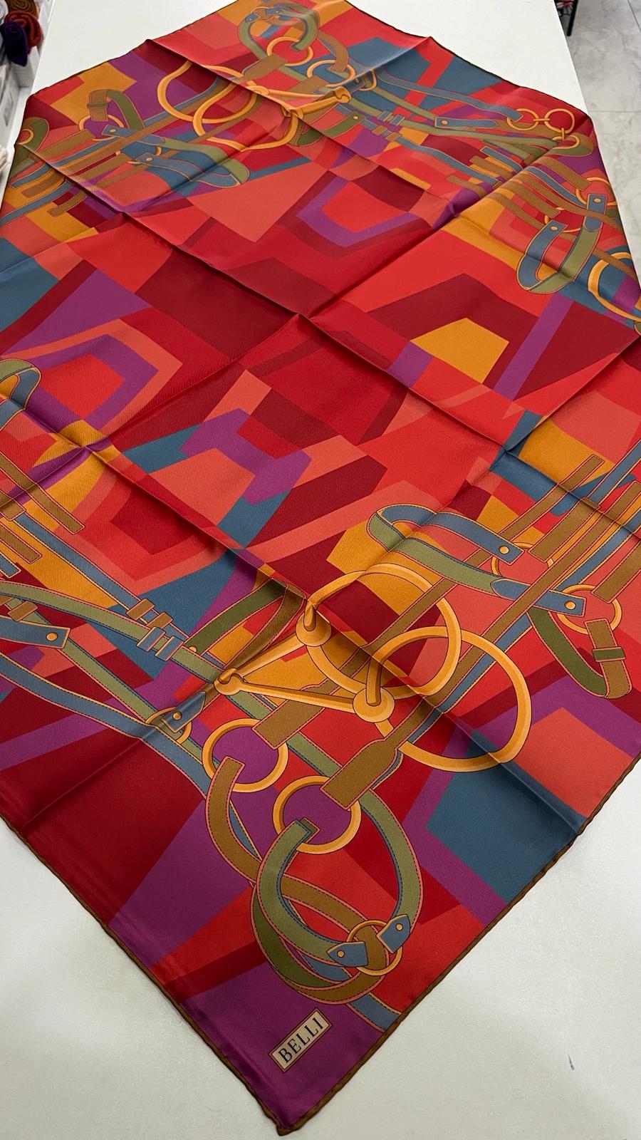 Belli 2026 Yaz Sezonu Twil İpek Kırmızı