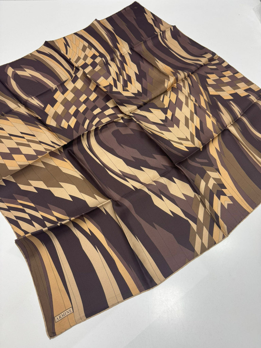 Armine'26 Twill İpek Yaz Sezonu Acı Kahve