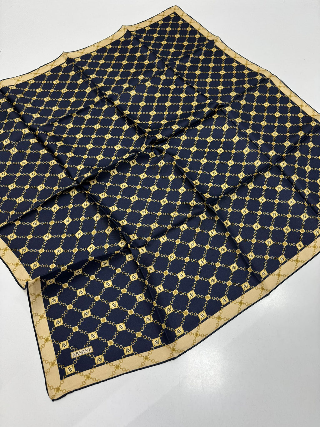 Armine'26 Twill İpek Yaz Sezonu Lacivert