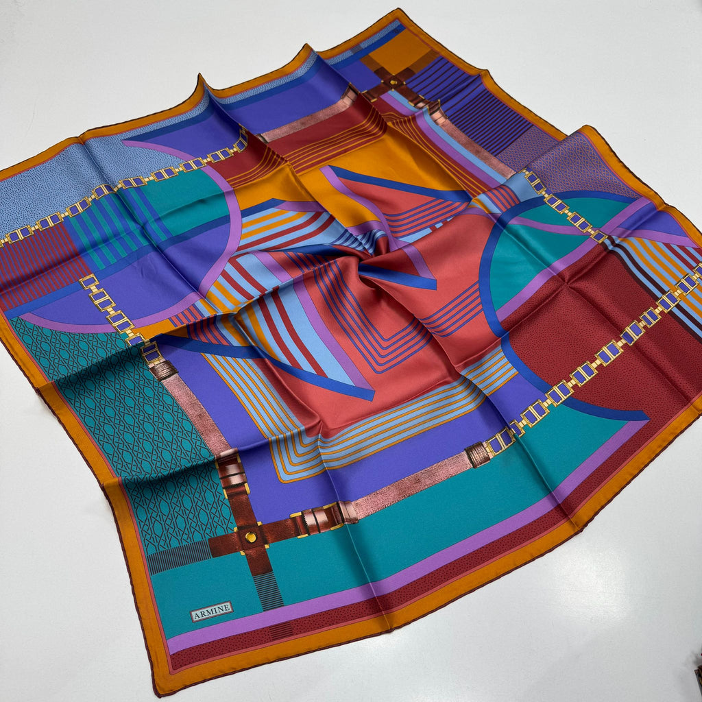 Armine'26 Twill İpek Yaz Sezonu Petrol