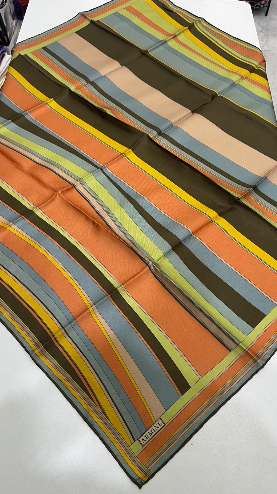 Armine'26 Twill İpek Yaz Sezonu Oranj